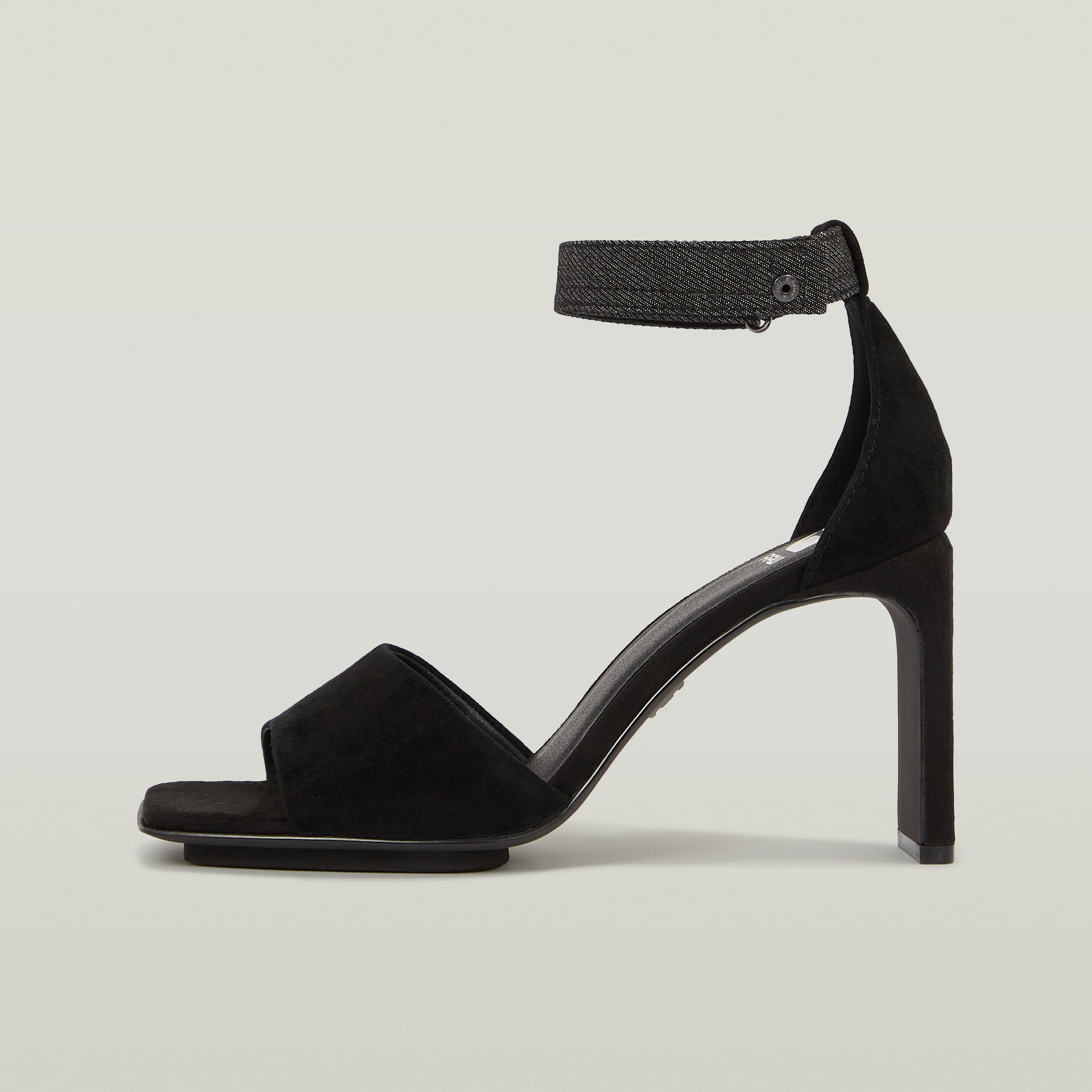 

Darcy Suède Sandalen Met Hak - Zwart - Dames