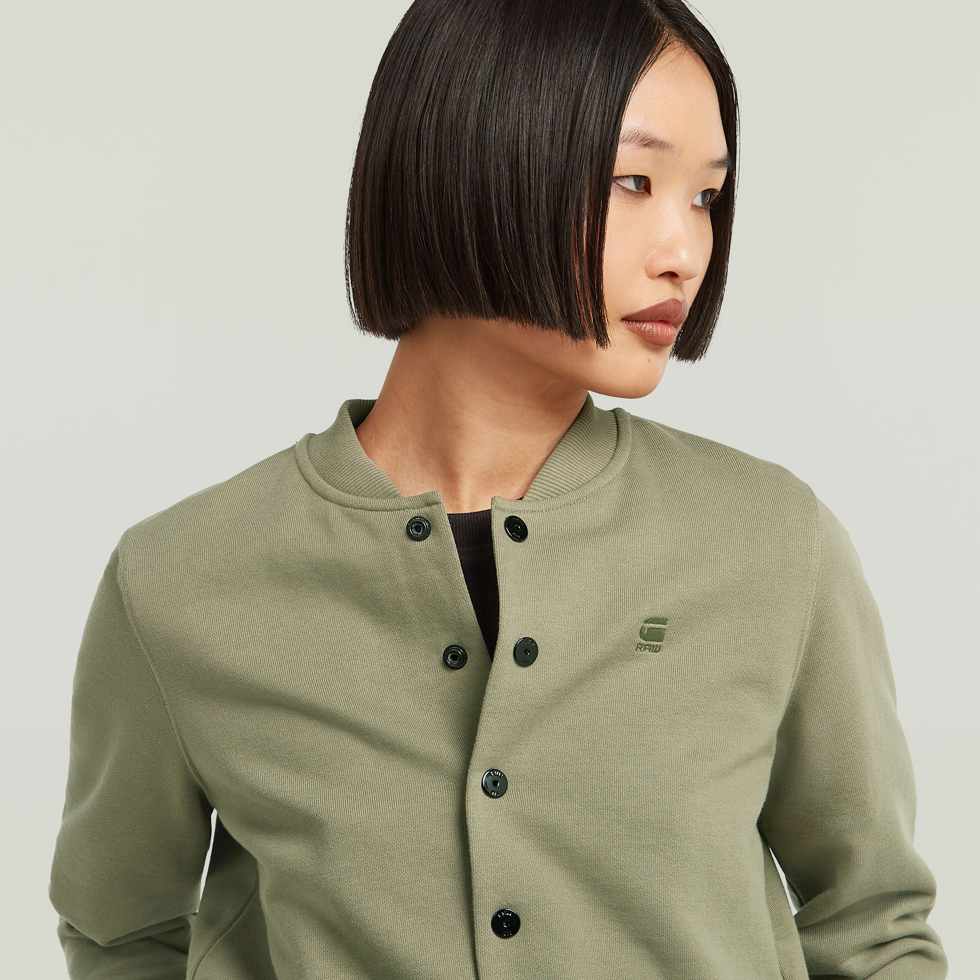 G-Star RAW Bomber Sweater Groen Dames