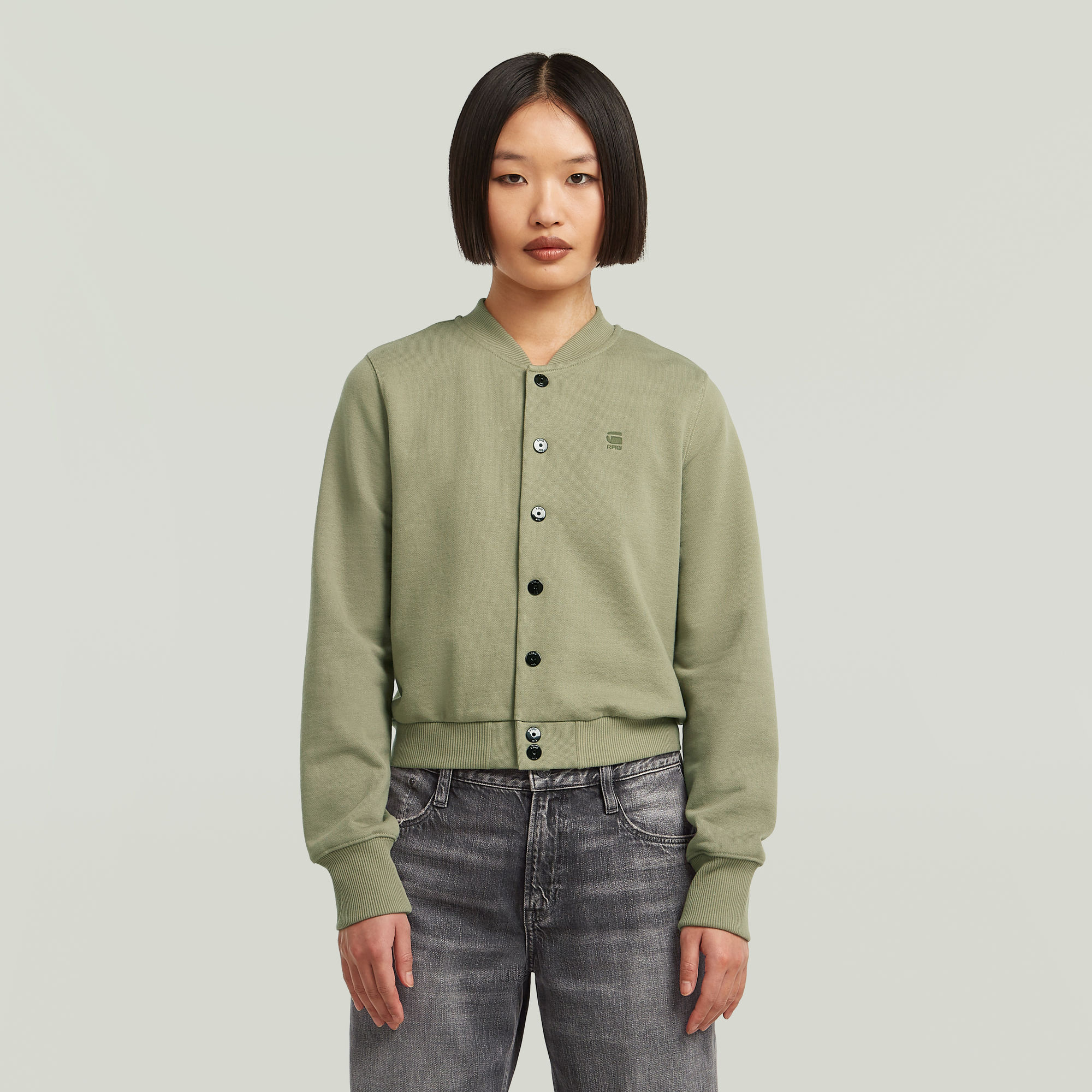 

Bomber Sweater - Green - Women