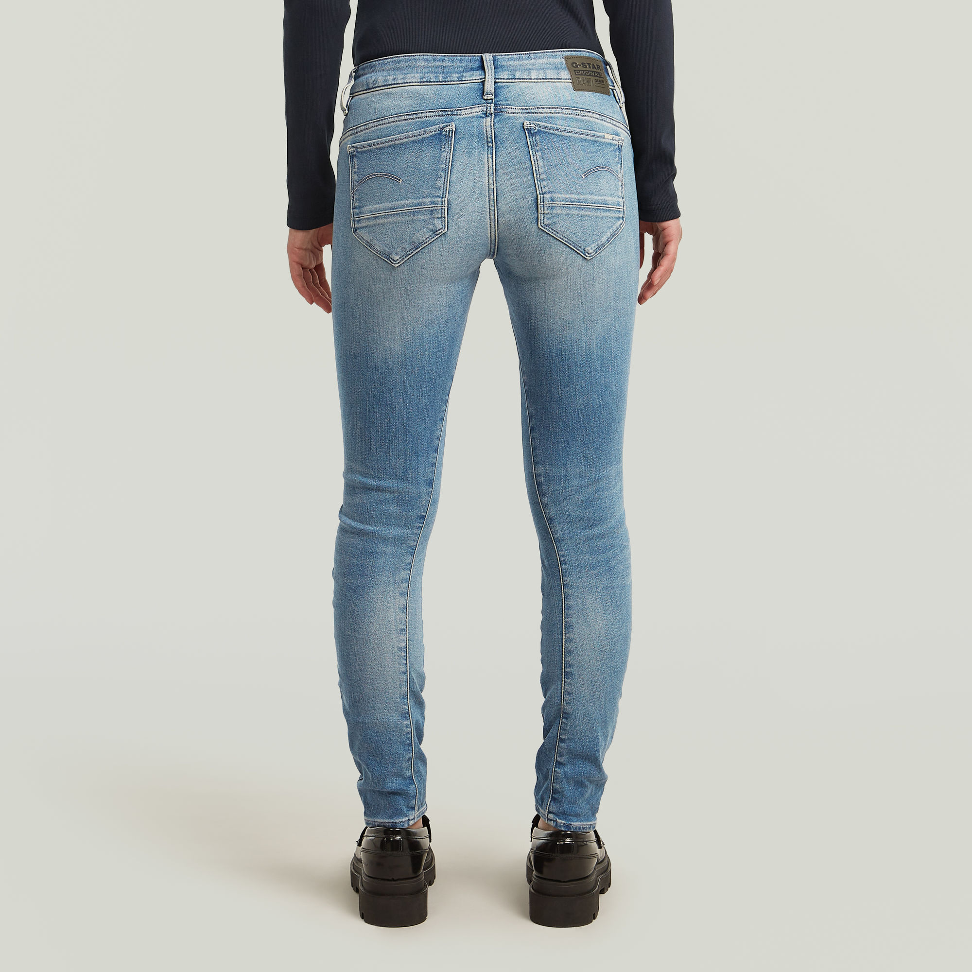G-Star RAW Arc 3D Skinny Jeans II Midden blauw Dames
