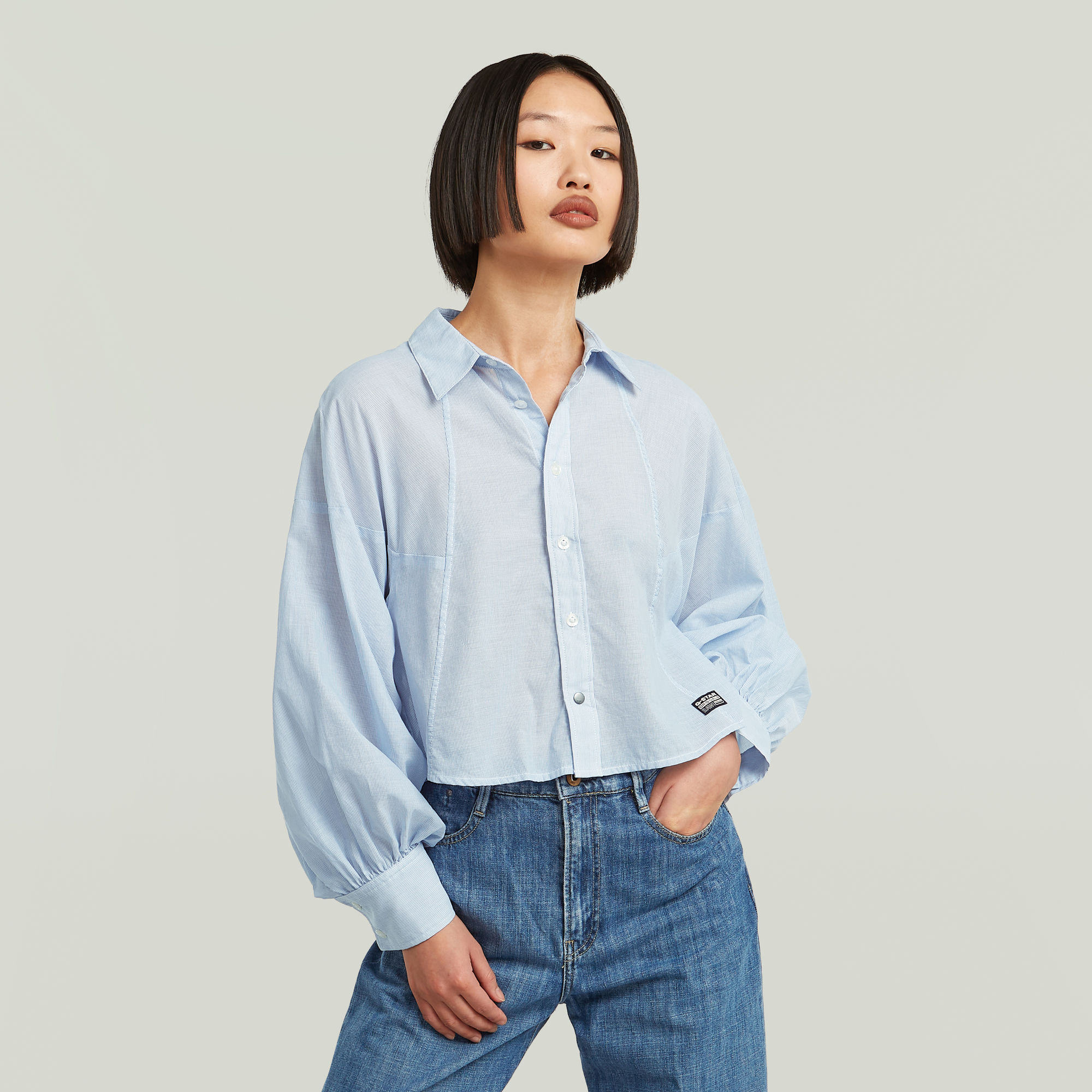 G-Star RAW Macro Balloon Blouse Meerkleurig Dames