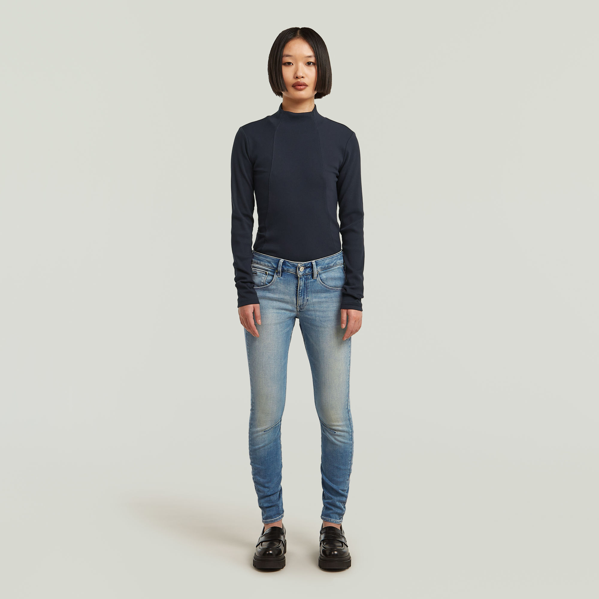 G-Star RAW Arc 3D Skinny Jeans II Midden blauw Dames