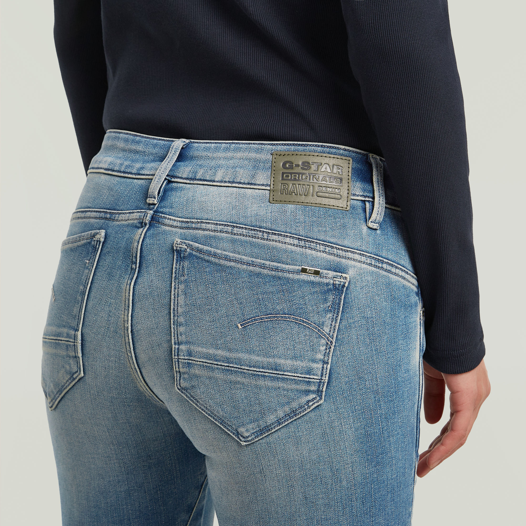 G-Star RAW Arc 3D Skinny Jeans II Midden blauw Dames