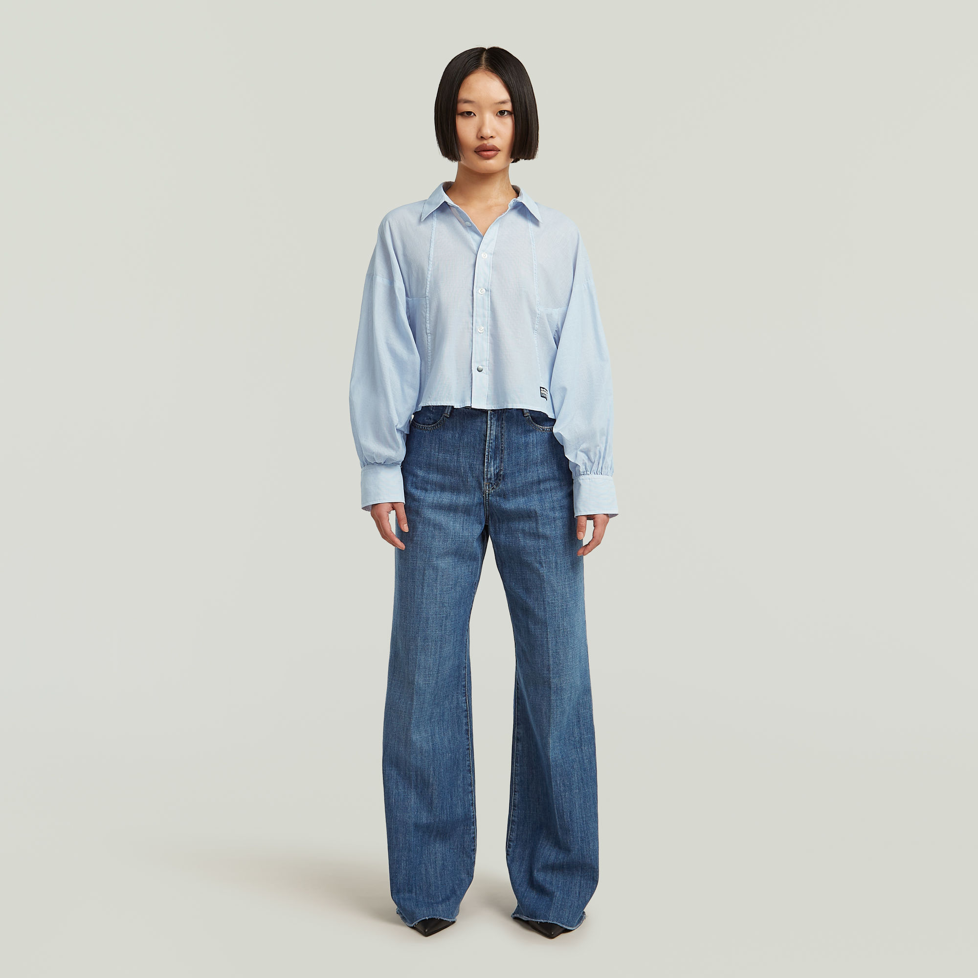 G-Star RAW Macro Balloon Blouse Meerkleurig Dames
