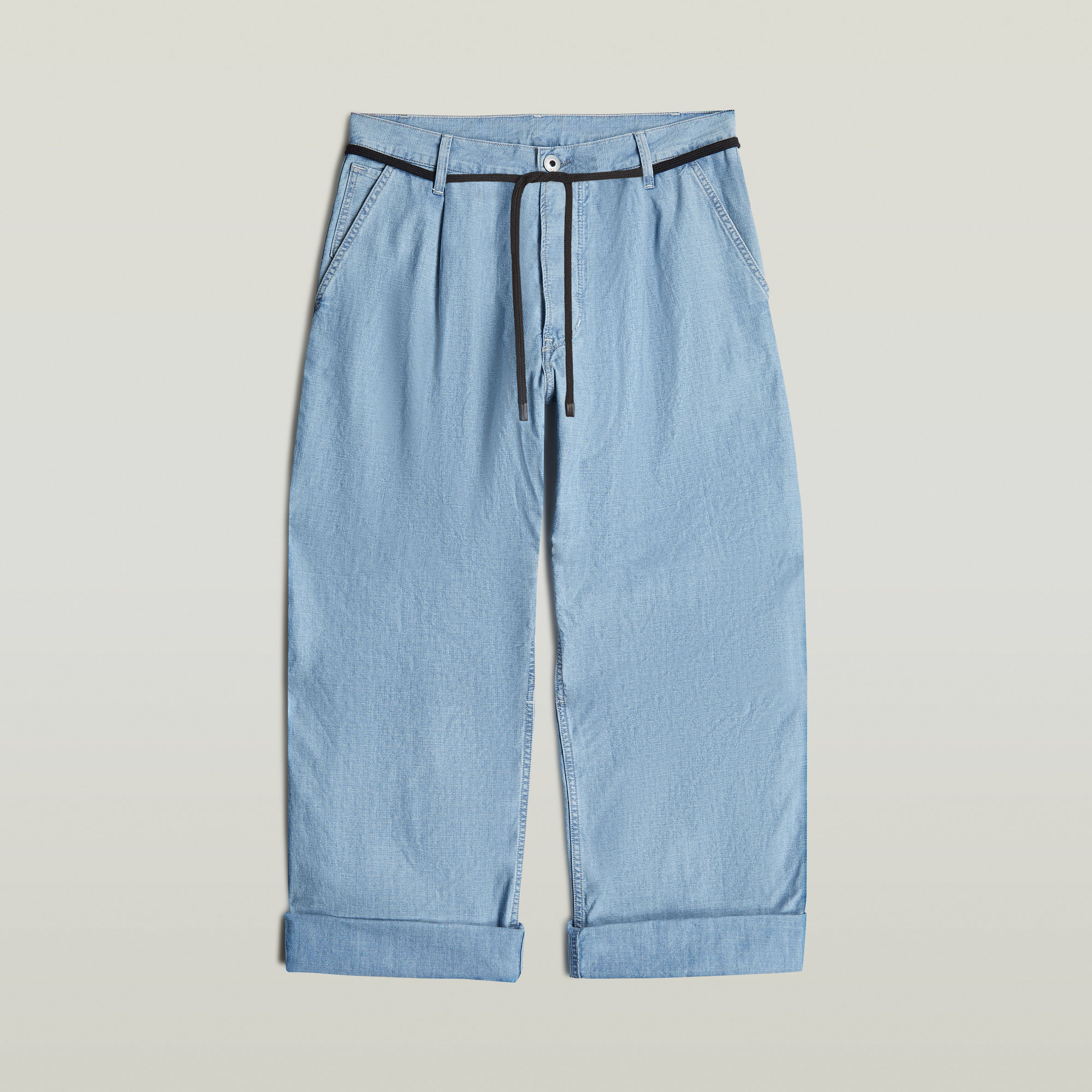 G-Star RAW Pleated 3D Denim Jeans Lichtblauw Heren