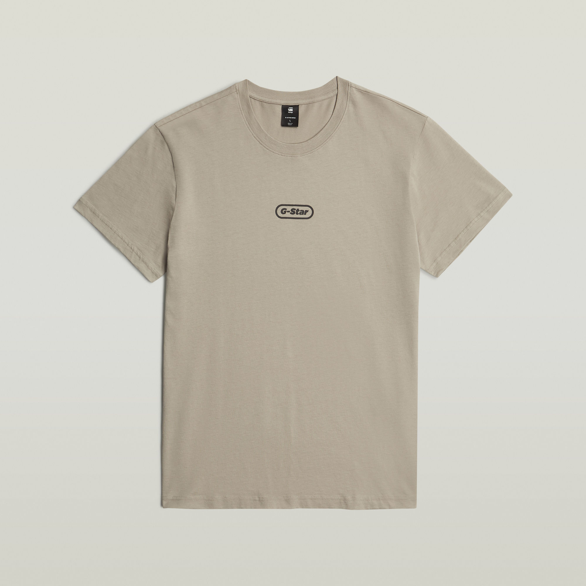 G-Star RAW Center Chest Logo T-Shirt Beige Heren