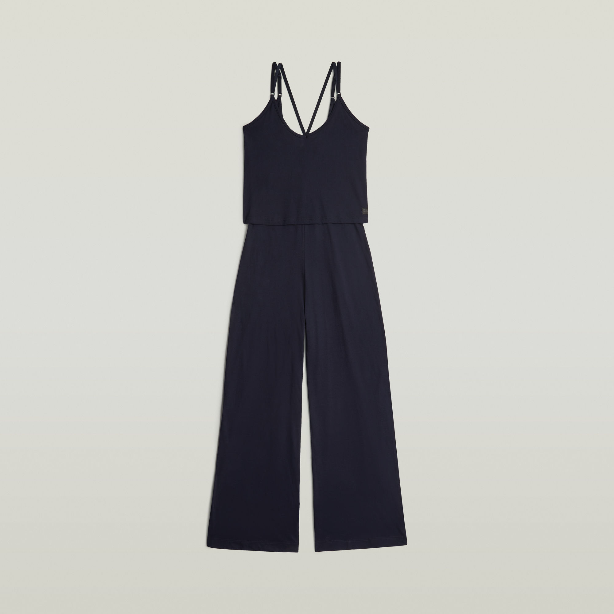 G-Star RAW Spaghetti Strap Loose Jumpsuit Donkerblauw Dames
