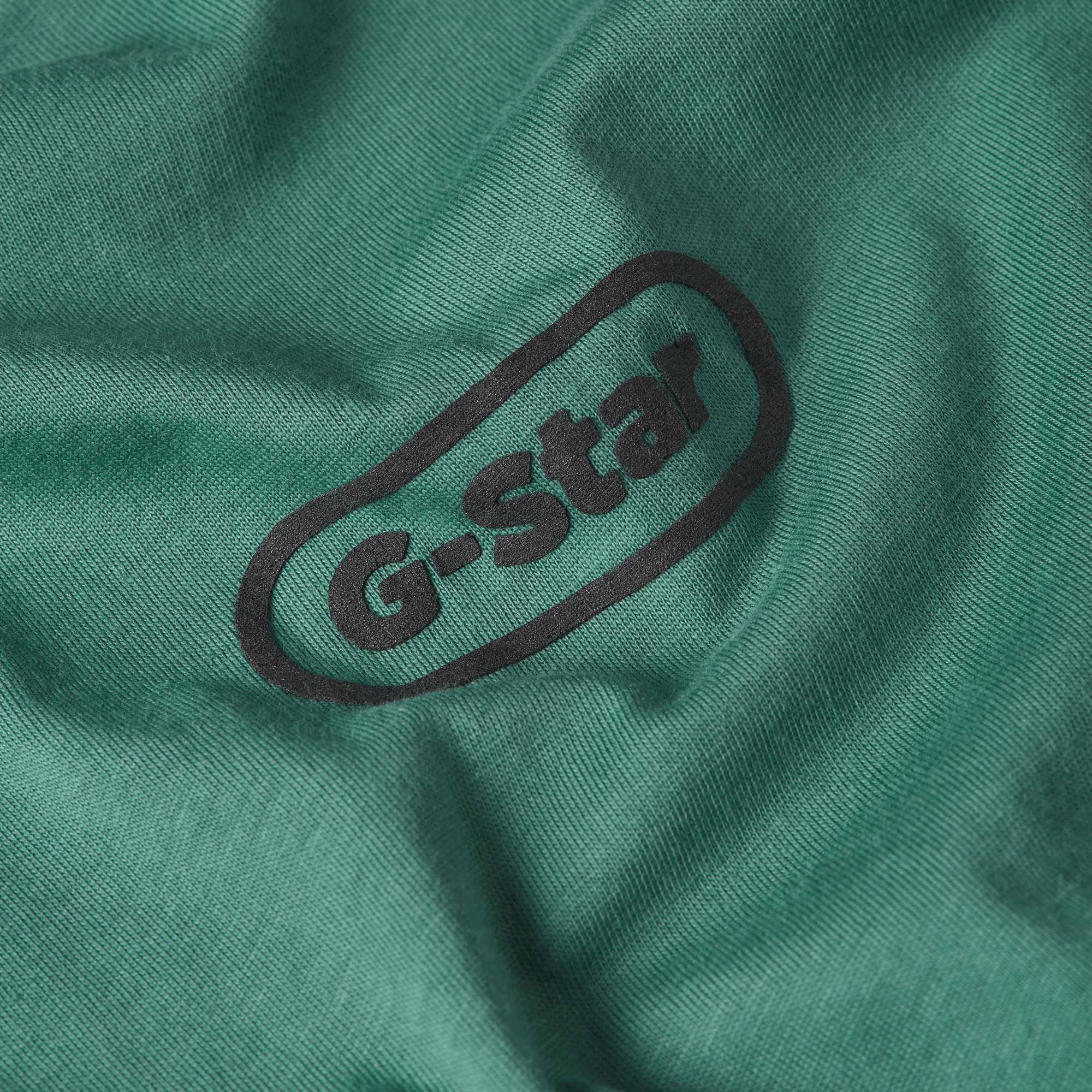 G-Star RAW Center Chest Logo T-Shirt Groen Heren