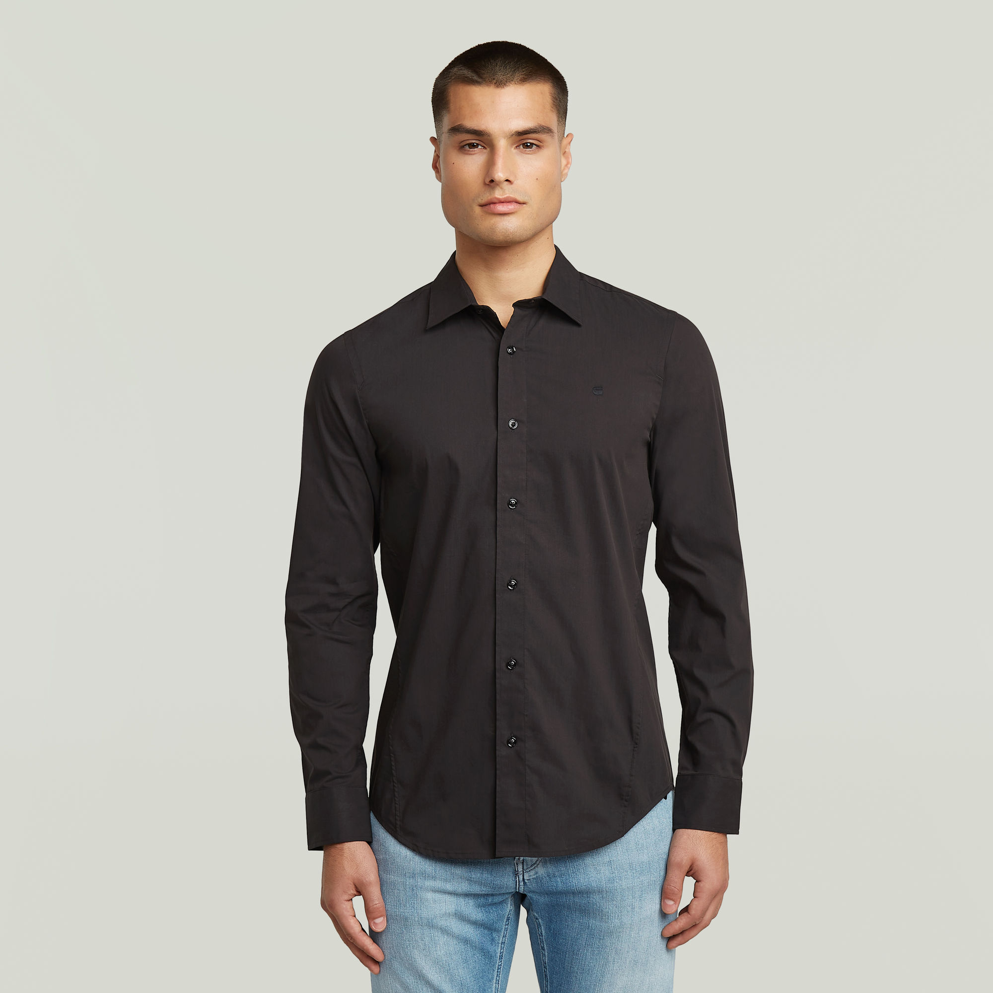 

Uniform Slim Shirt - Black - Men