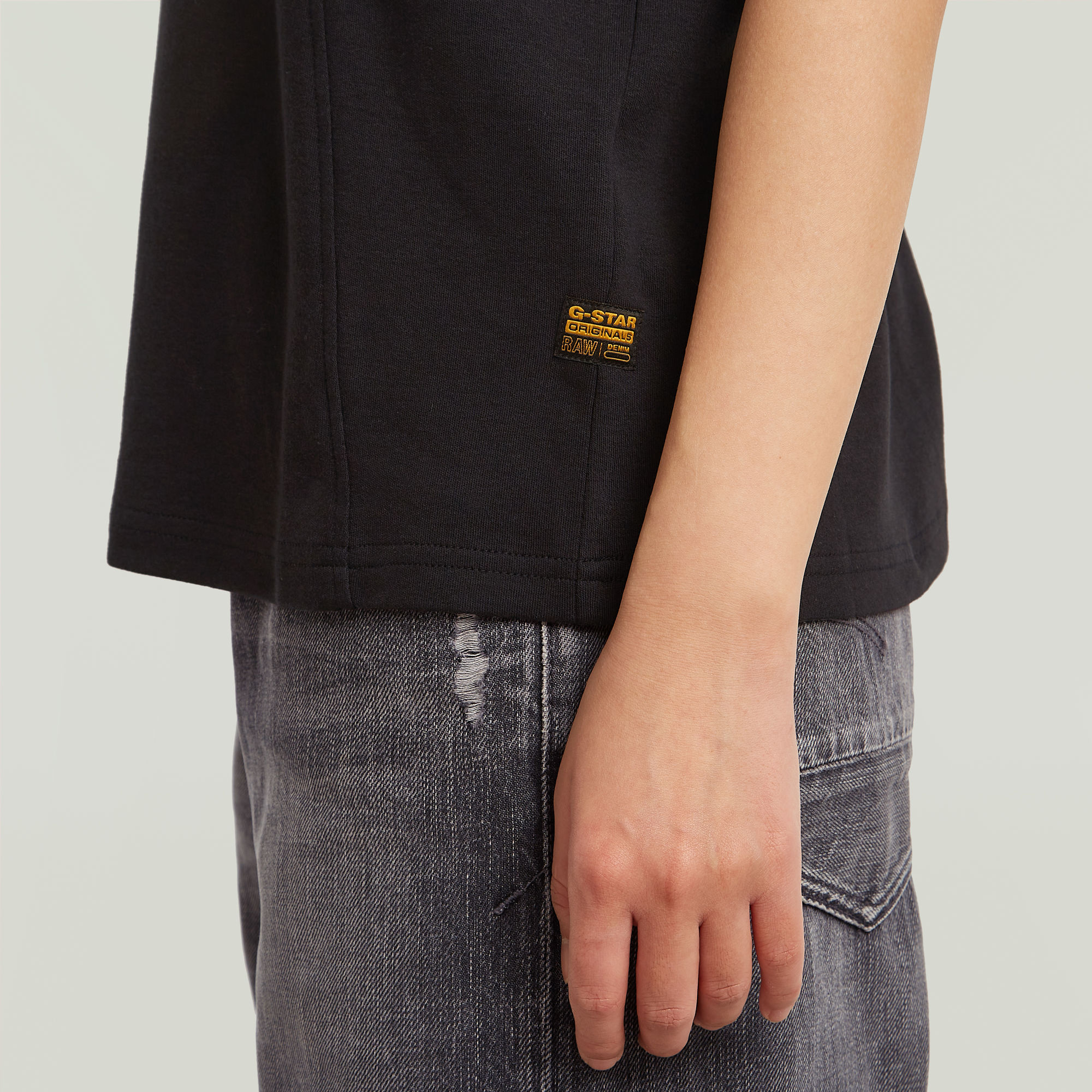 G-Star RAW Script T-shirt Zwart Dames