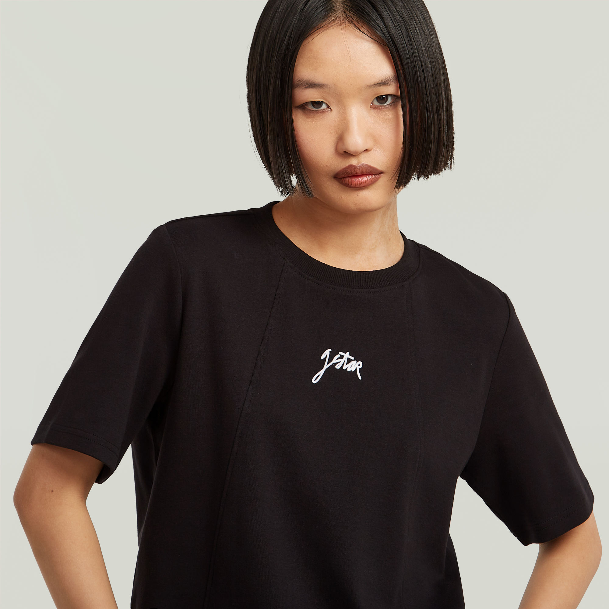 G-Star RAW Script T-shirt Zwart Dames