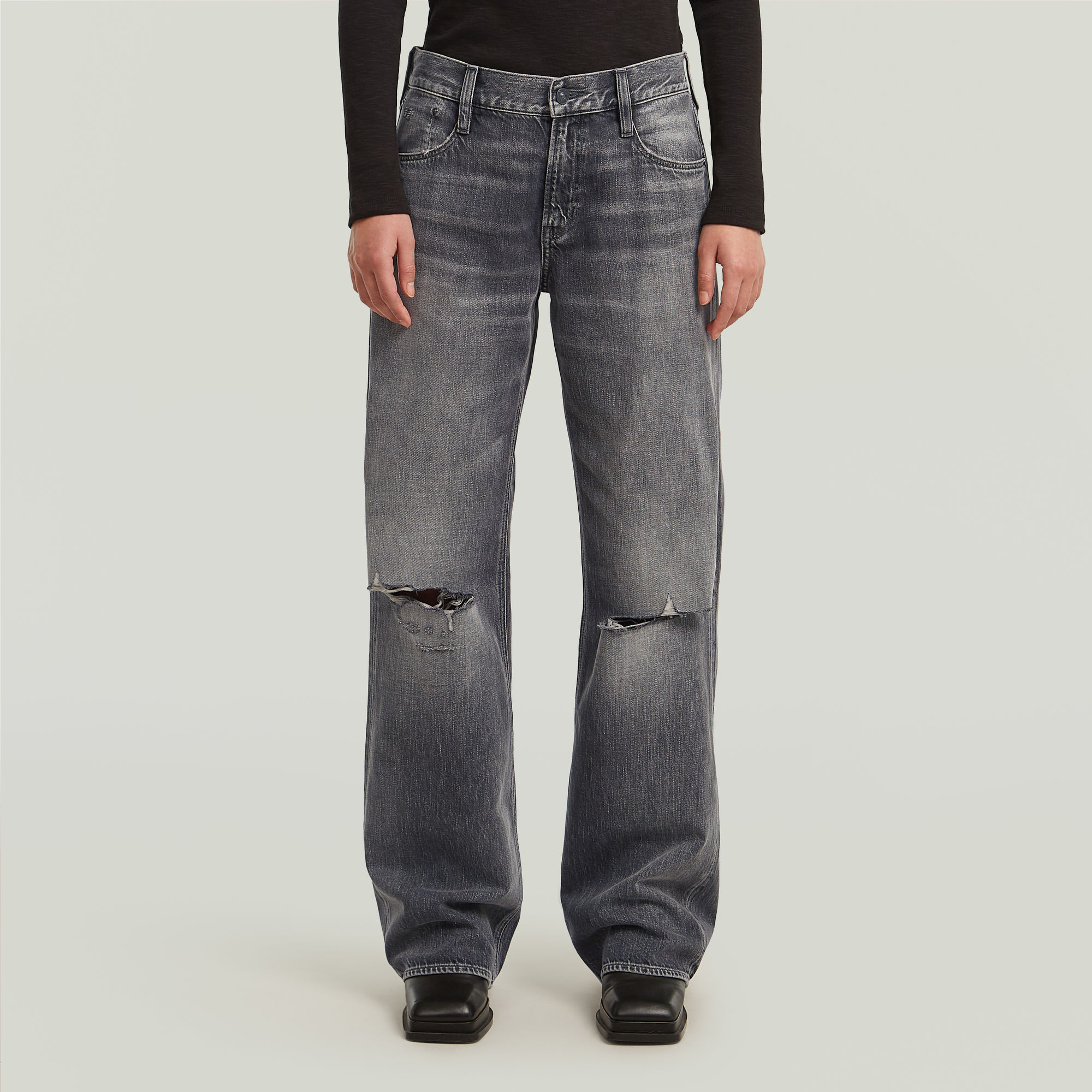 G-Star RAW Judee Low Waist Loose Jeans - Grijs - Dames