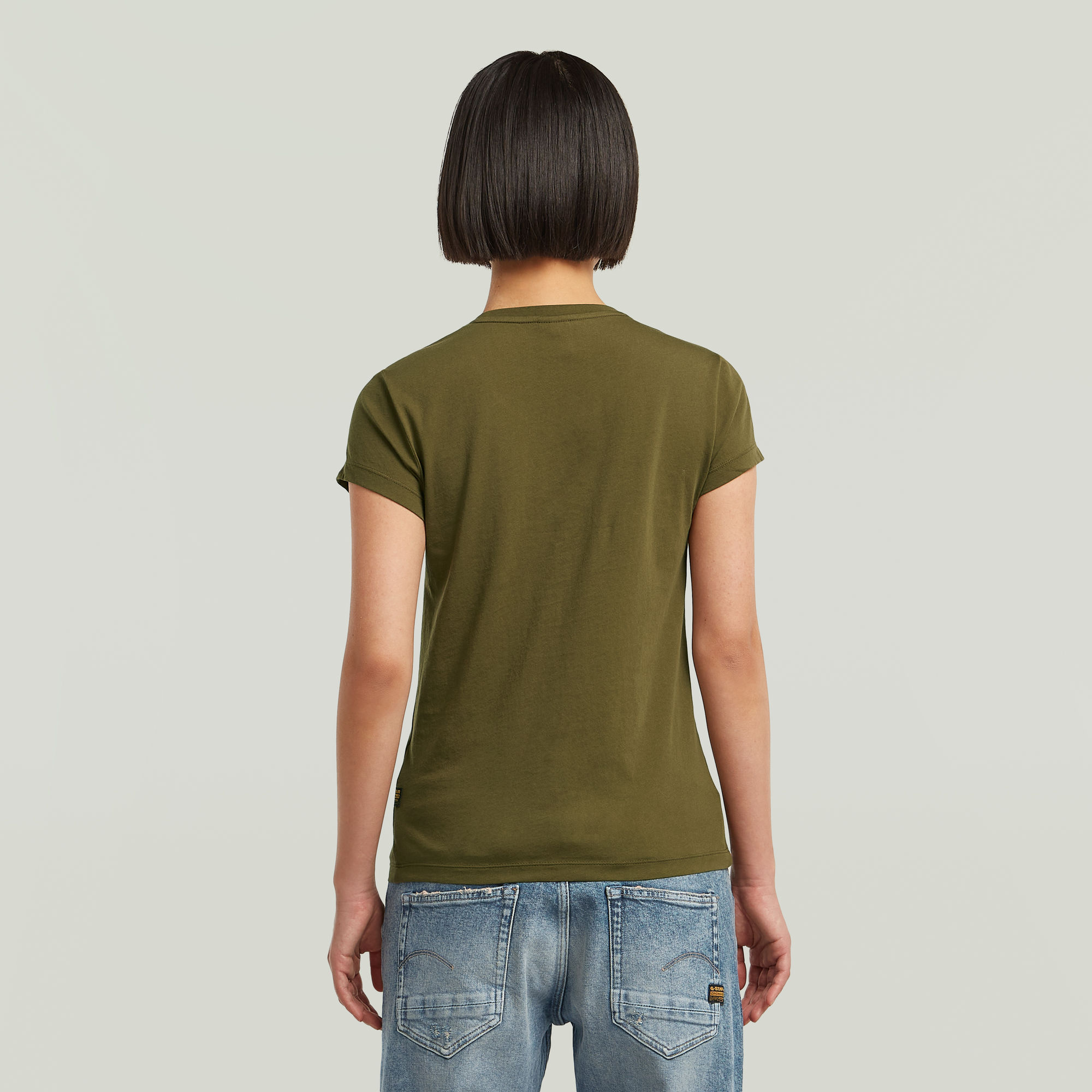 G-Star RAW Eyben Slim V 2.0 T-shirt Groen Dames