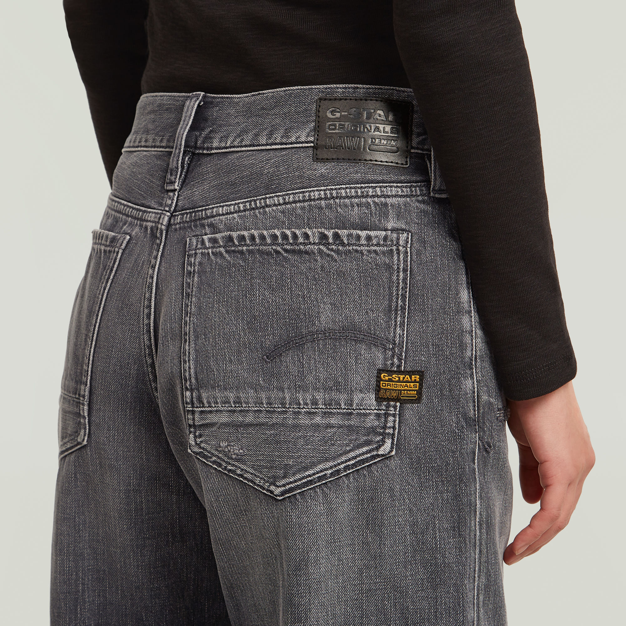 G-Star RAW Judee Low Waist Loose Jeans Grijs Dames