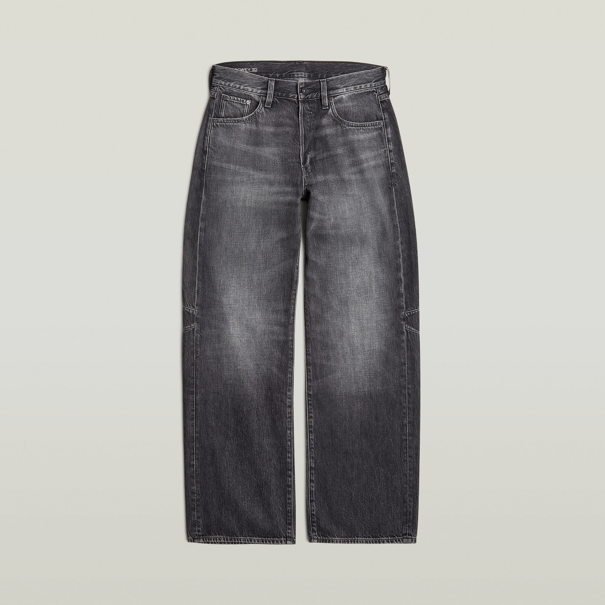 Thumbnail - Bowey Boyfriend Jeans - Grau - Damen