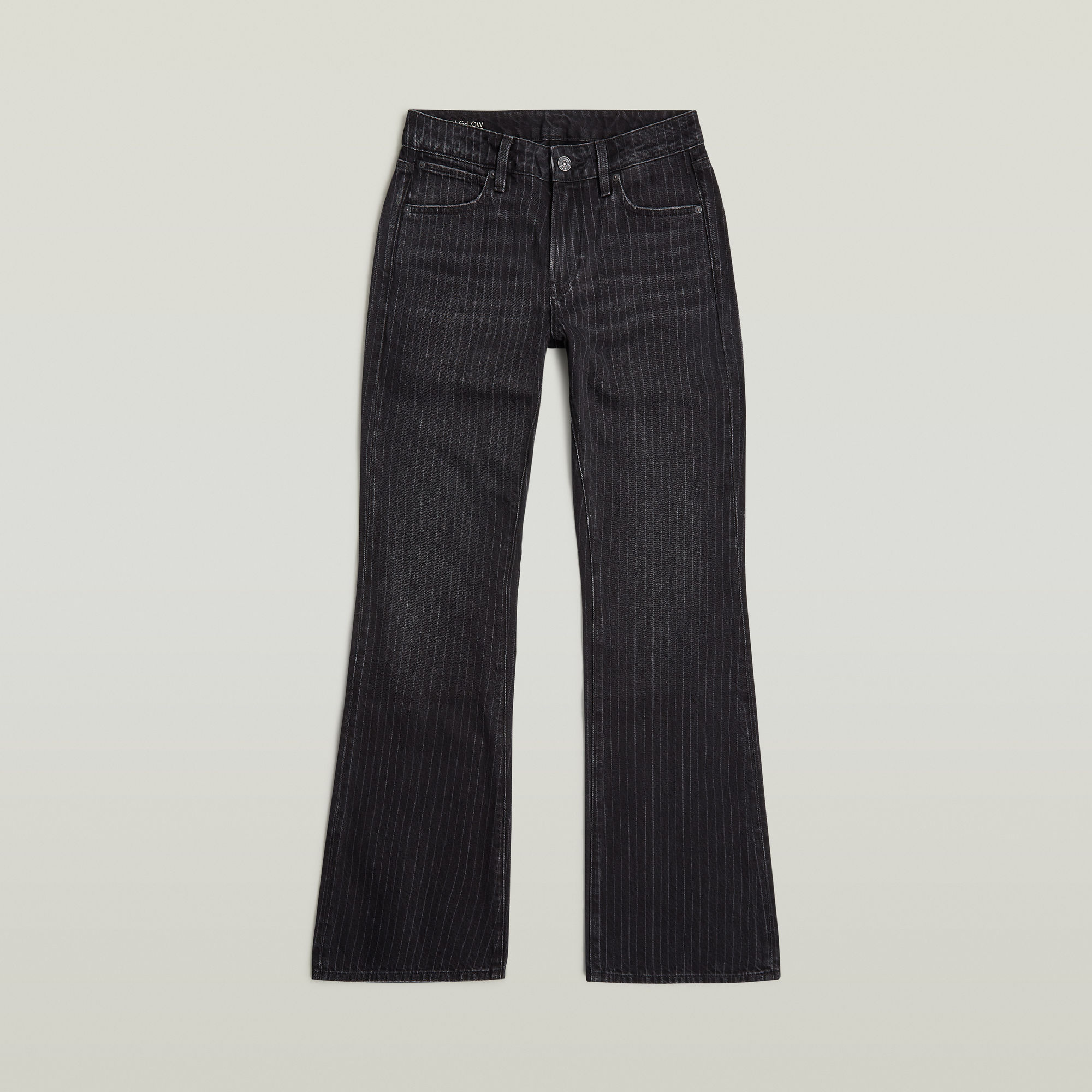 Thumbnail - G-Bootcut Jeans - Grau - Damen