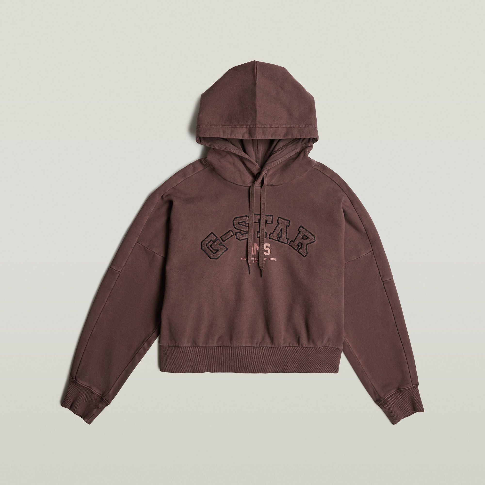 Thumbnail - Collegic Hoodie Sweater - Braun - Damen