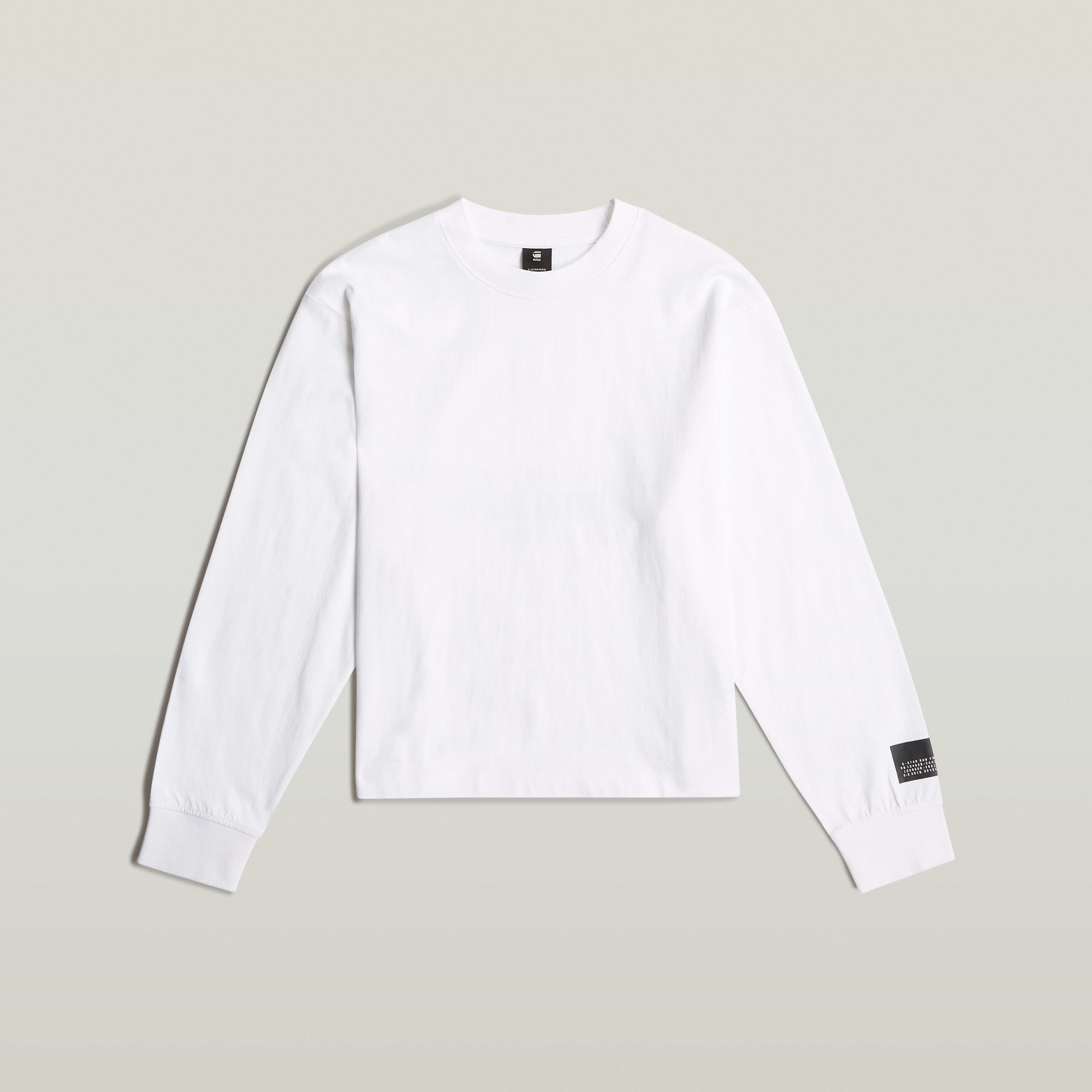 Thumbnail - Back Graphic Relaxed T-Shirt - Weiß - Damen