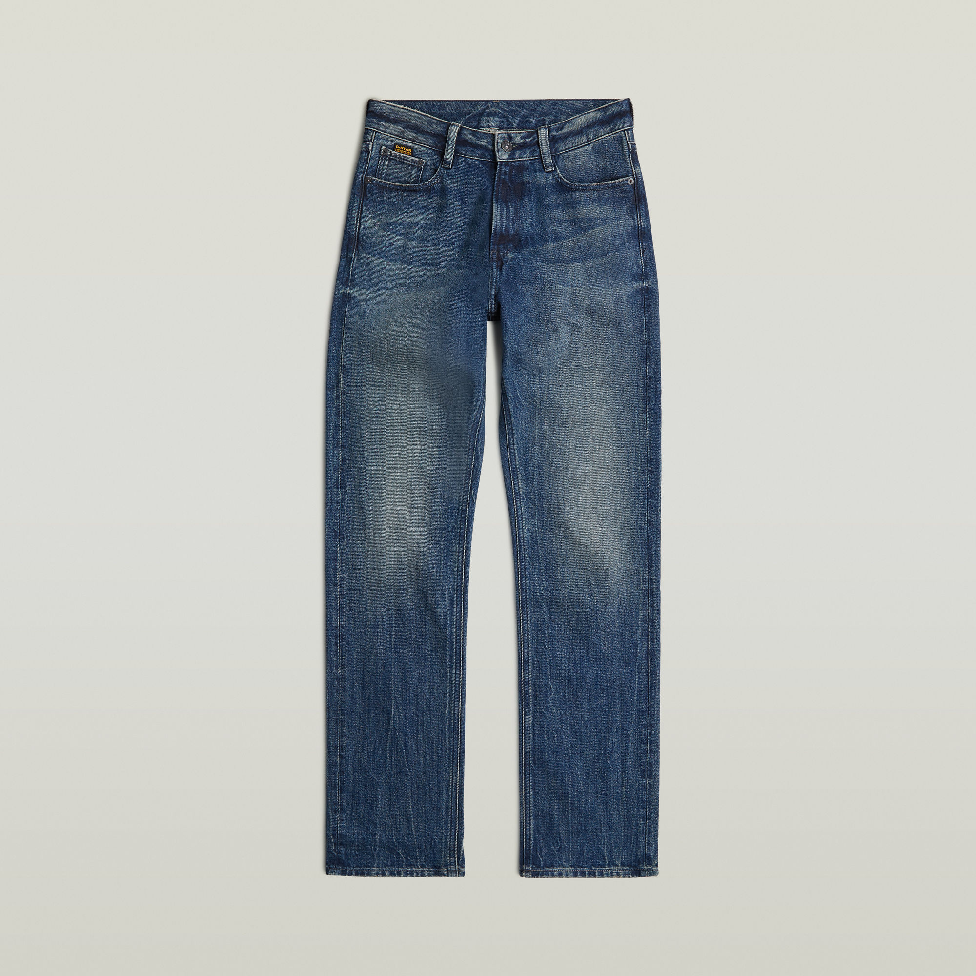 Thumbnail - Iggie Straight Jeans - Dunkelblau - Damen