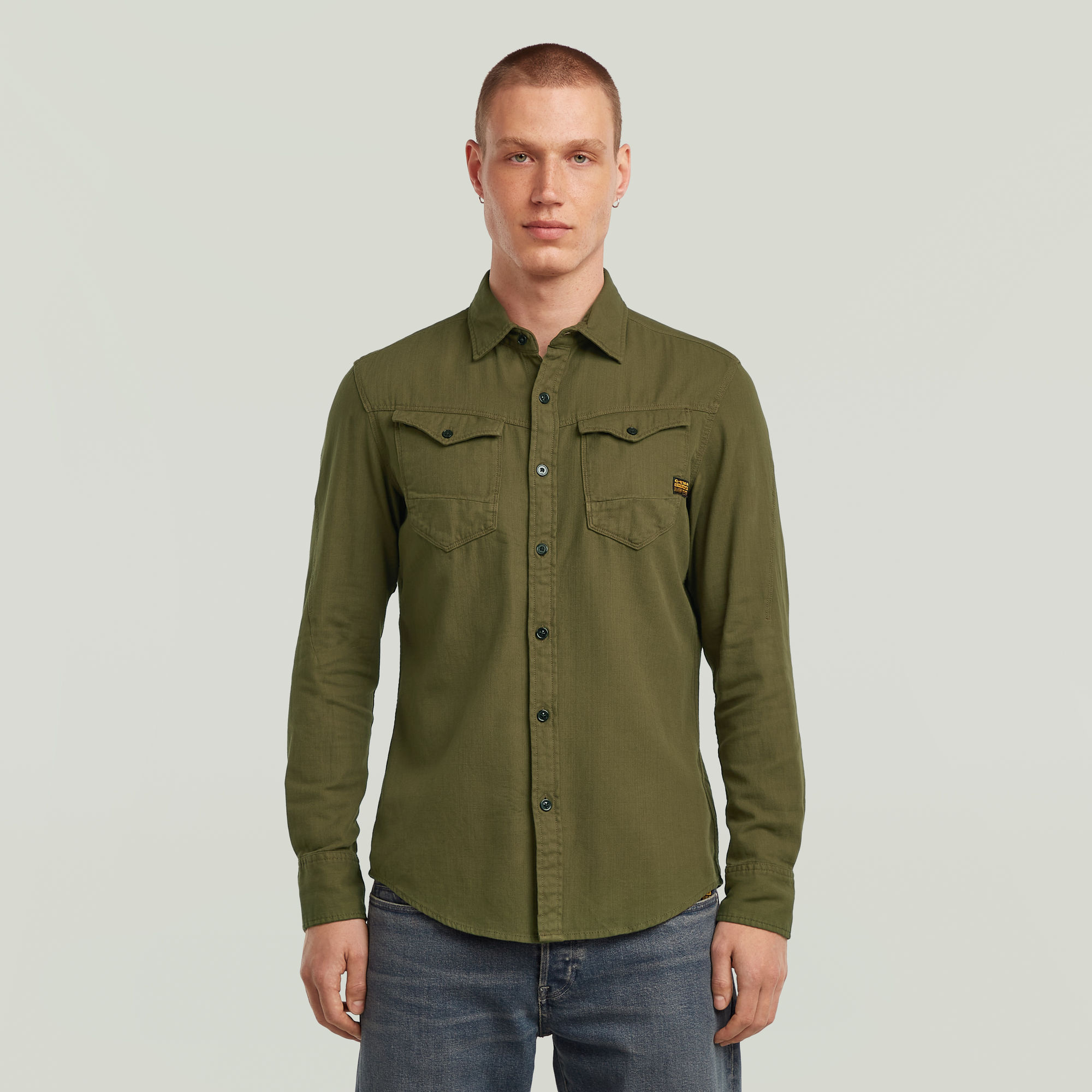 

Arc 3D Slim Shirt - Green - Men