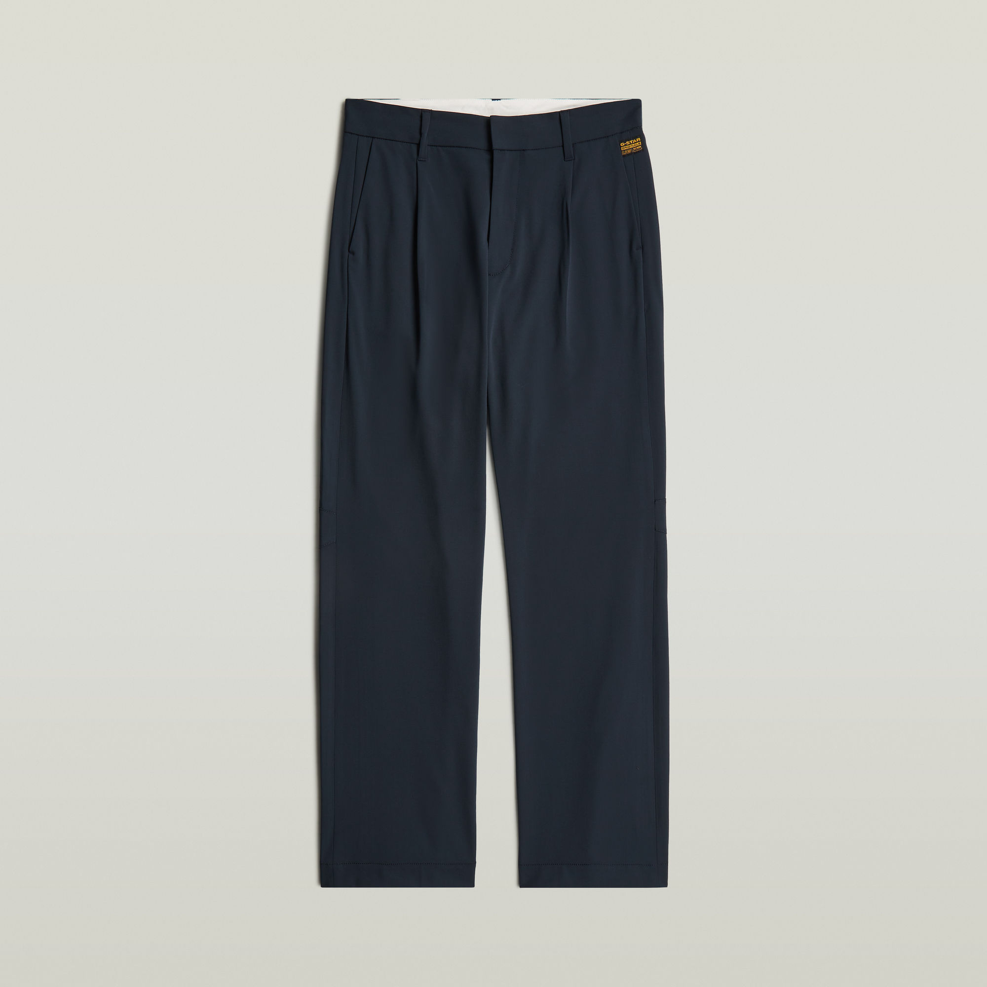 Thumbnail - Bowey Pleated Chino - Dunkelblau - Damen