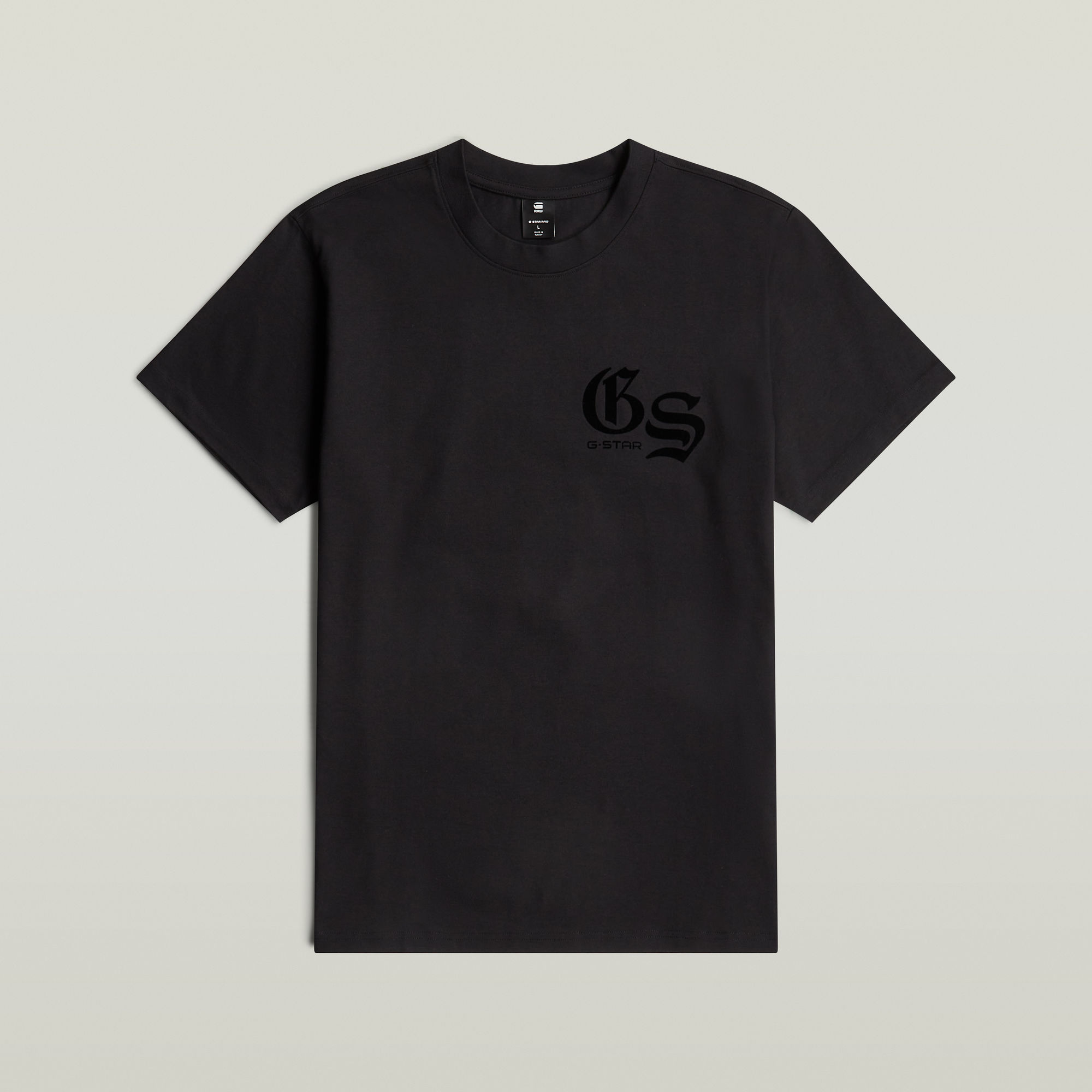 Thumbnail - Flock Back Loose T-Shirt - Schwarz - Herren