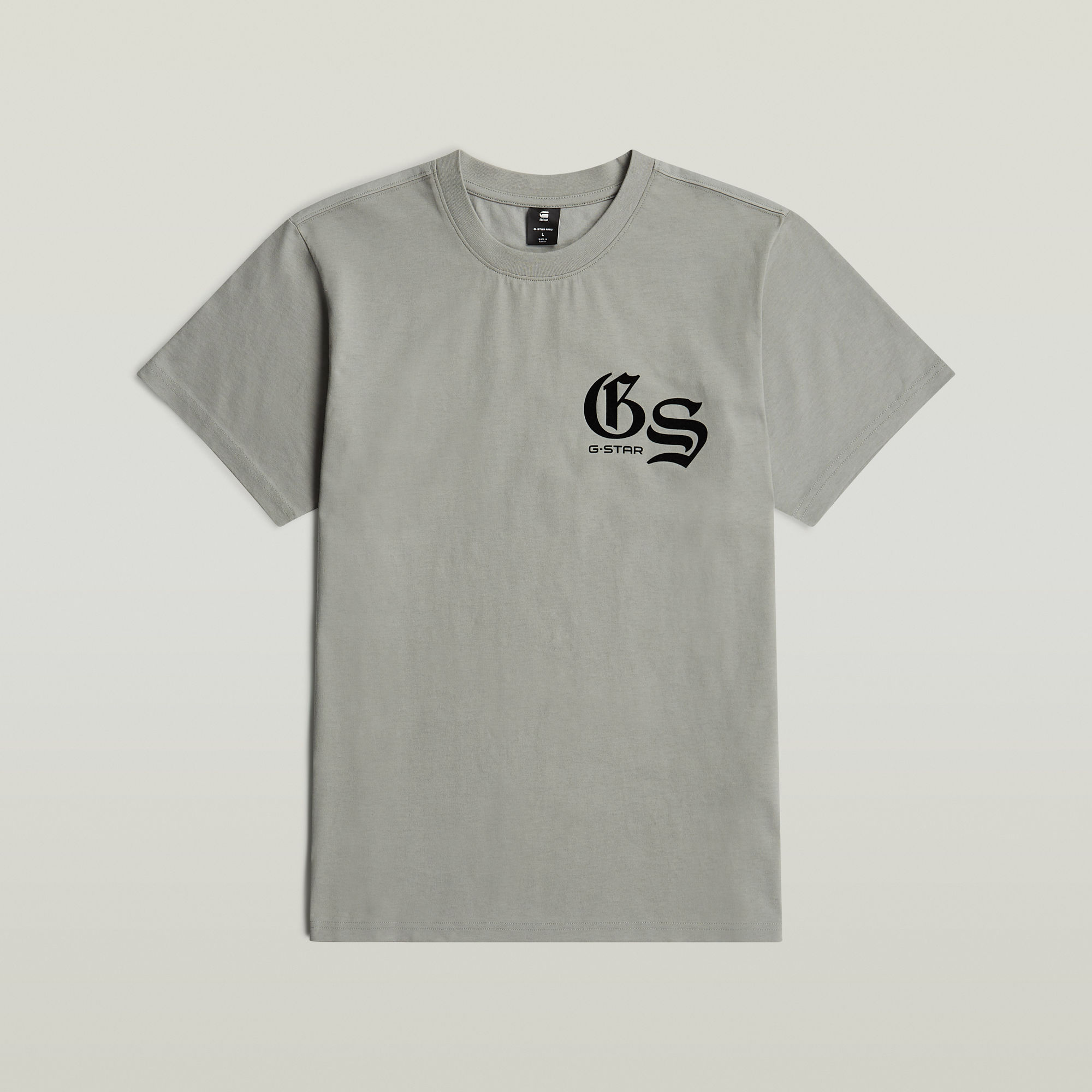 Thumbnail - Flock Back Loose T-Shirt - Grau - Herren