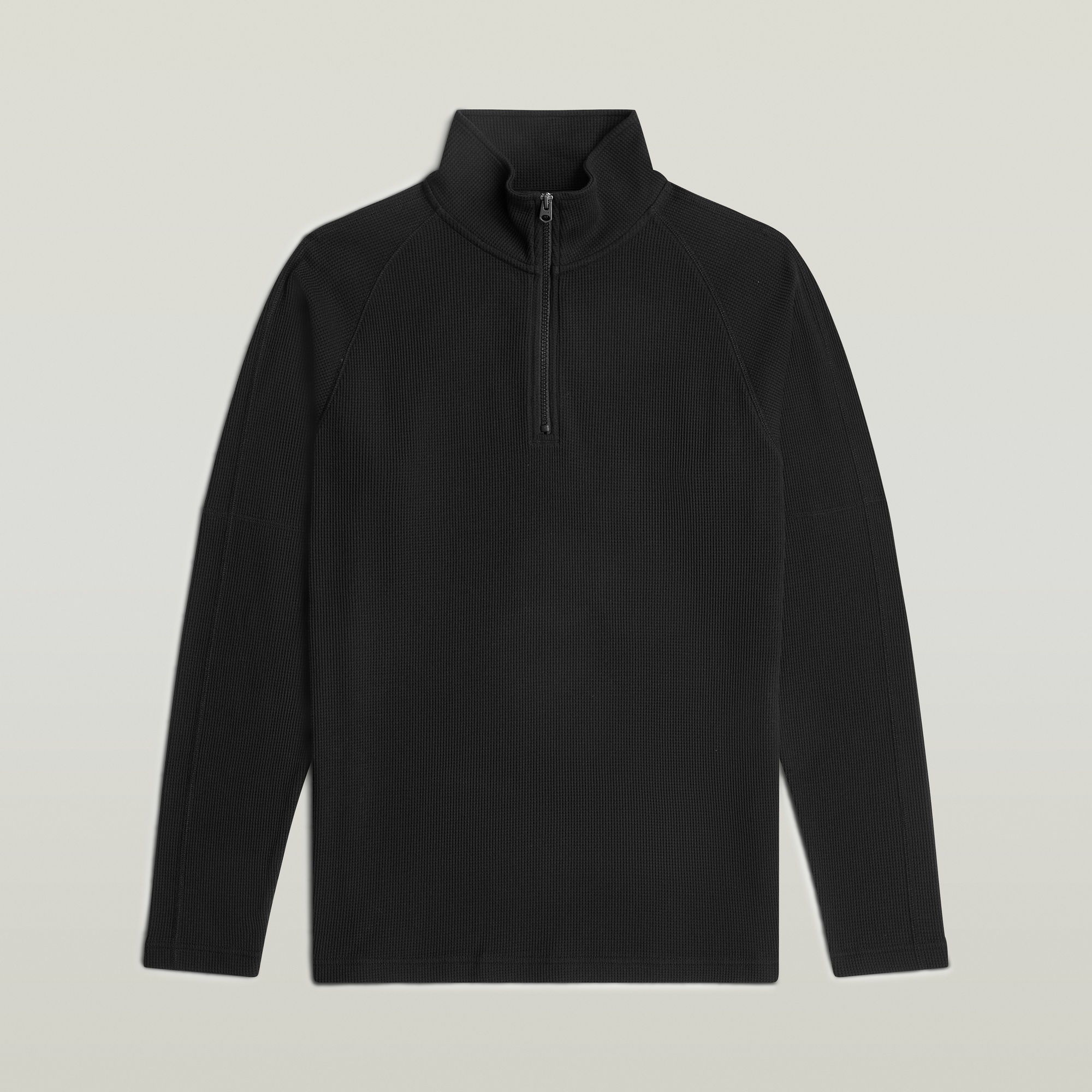 Thumbnail - Tweeter Half Zip T-Shirt - Schwarz - Herren