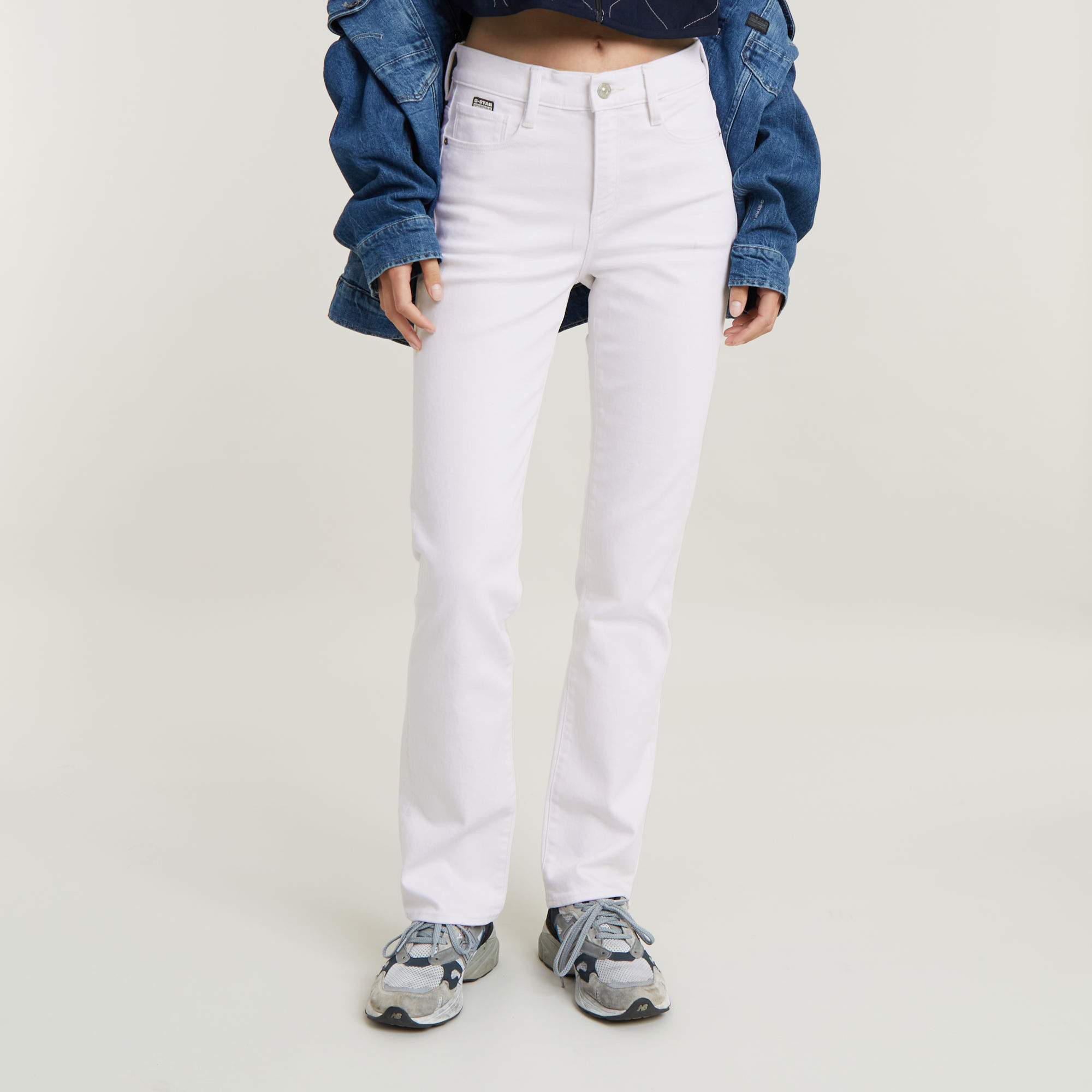 

Strace Straight Jeans - Weiß - Damen