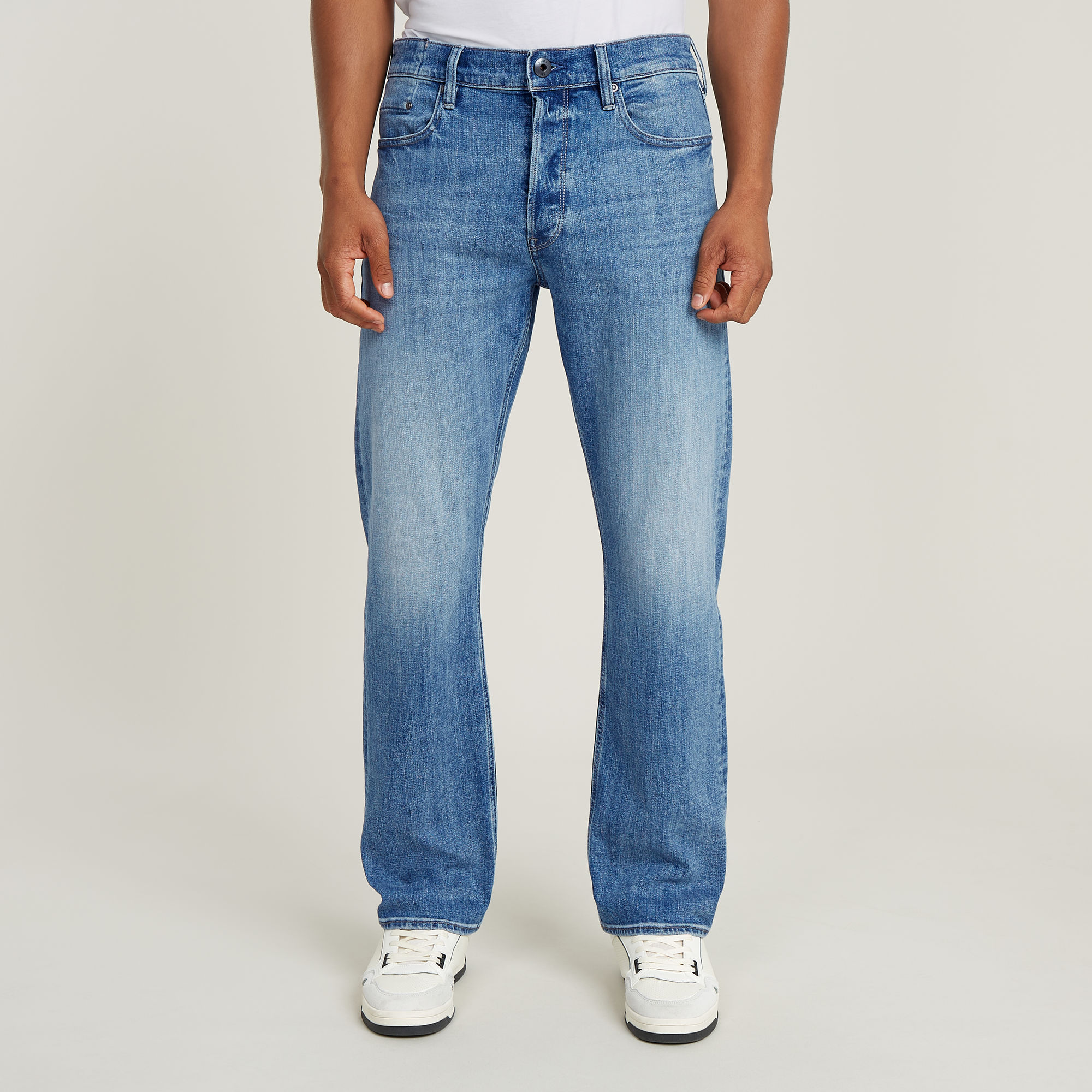 

Dakota Regular Straight Jeans - Medium blue - Men