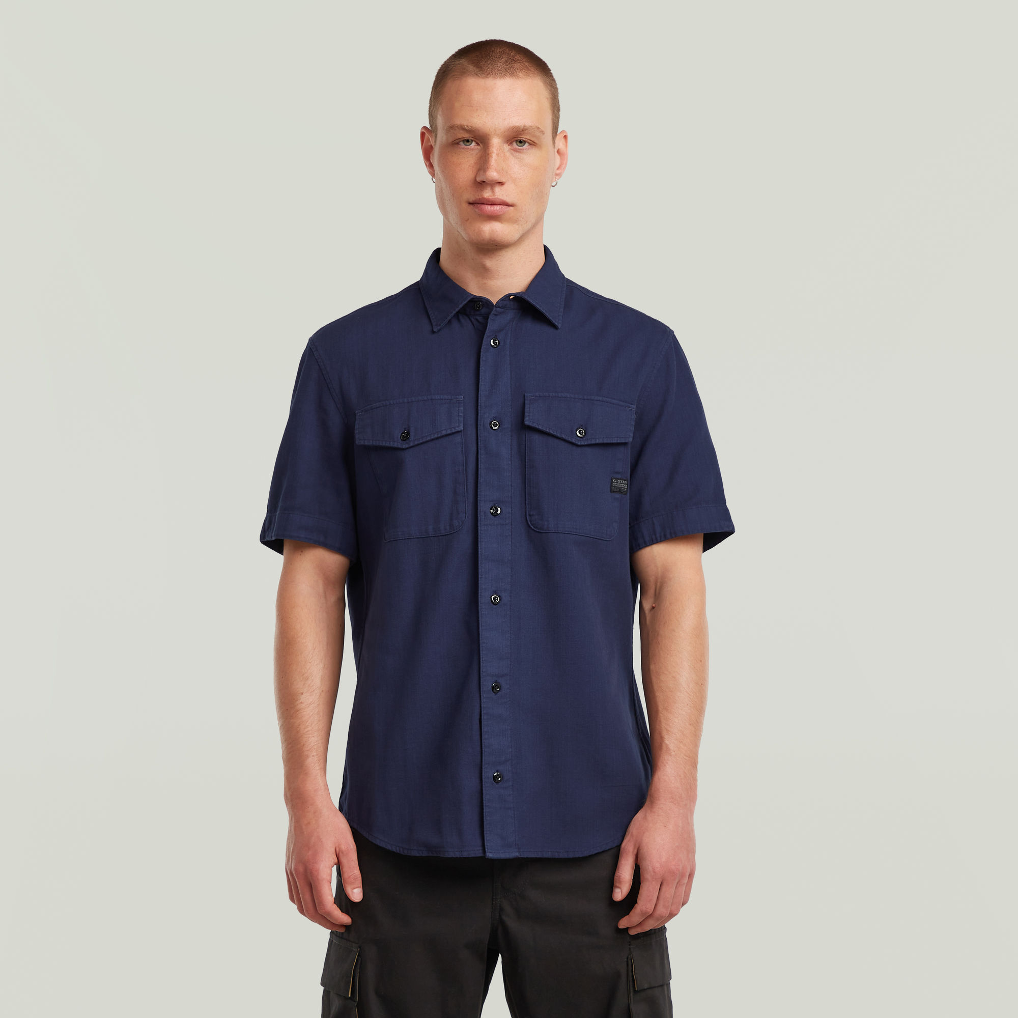 

Marine Slim Hemd - Dunkelblau - Herren