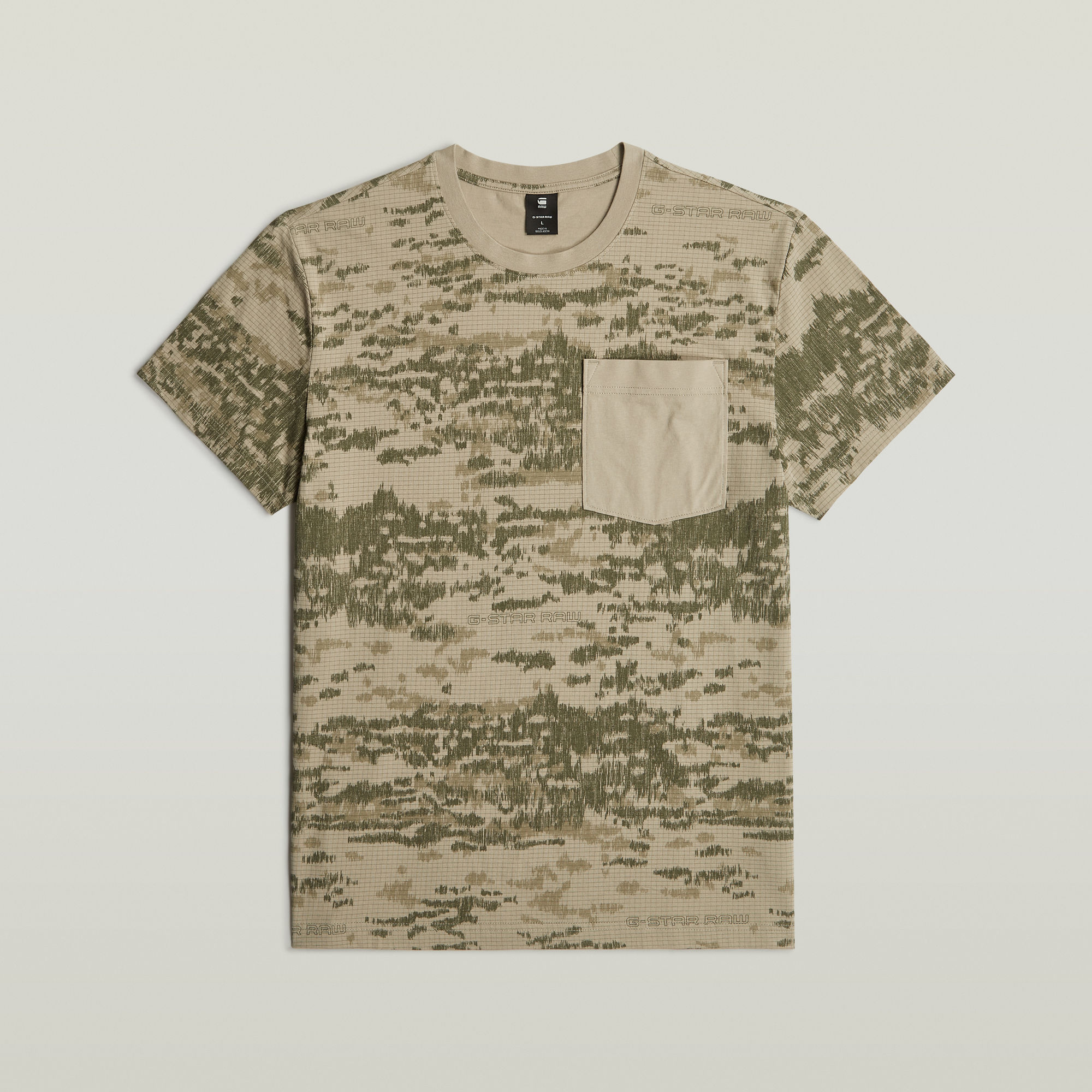 G-Star RAW Camo Pocket T-Shirt Meerkleurig Heren