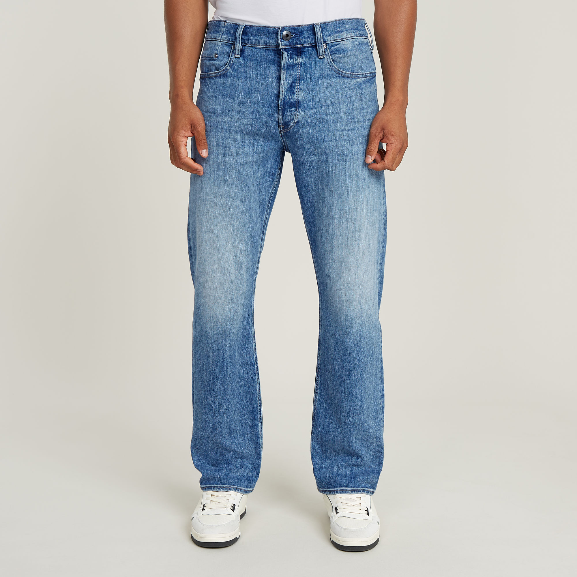 Dakota Regular Straight Jeans - Mittelblau - Herren