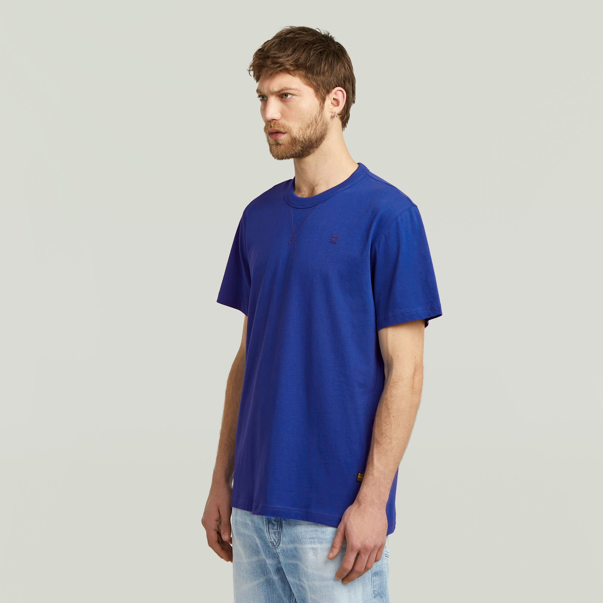 G-Star RAW Nifous T-shirt Midden blauw Heren