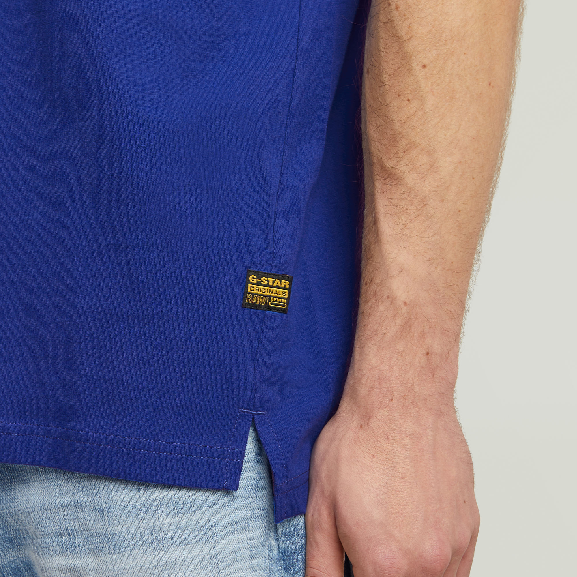 G-Star RAW Nifous T-shirt Midden blauw Heren