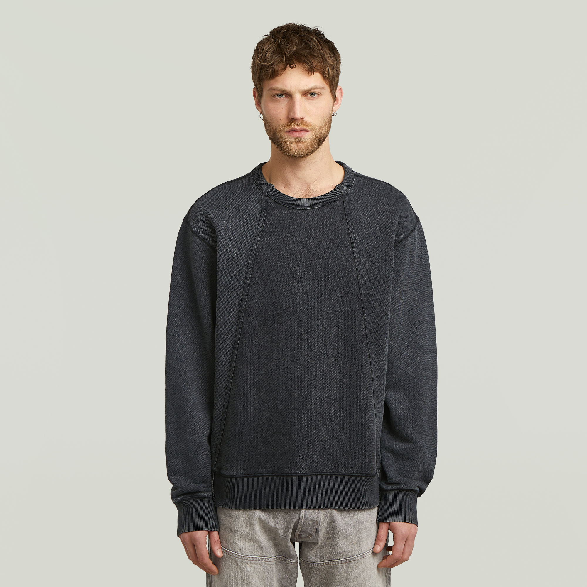 Sweat Wash Panel - Noir - Hommes - G-Star RAW - Modalova