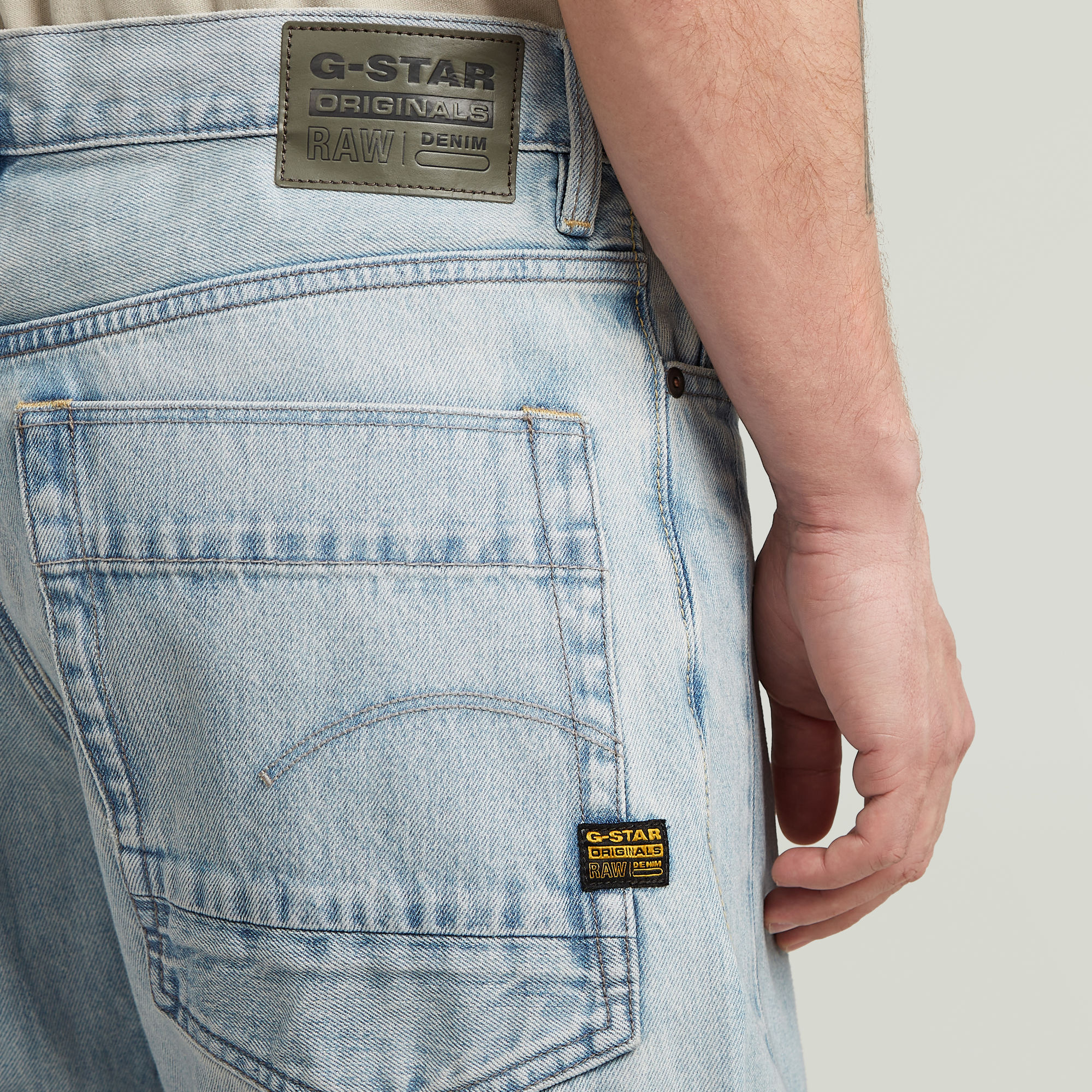 G-Star RAW Bend 3D Loose Jeans Lichtblauw Heren