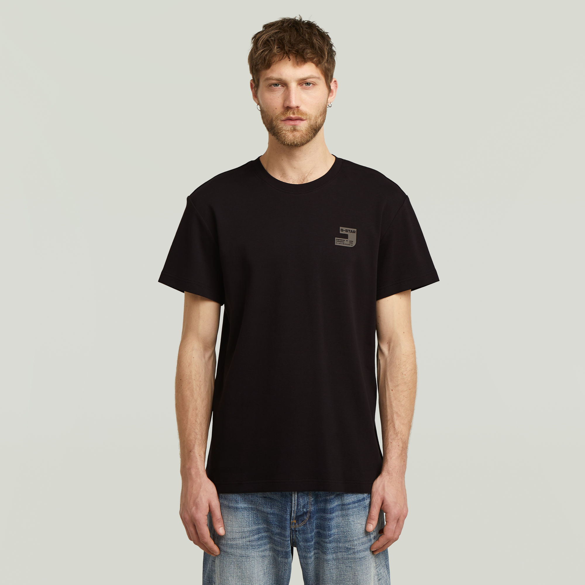 T-shirt Chest Logo Ribbed - s - G-Star RAW - Modalova