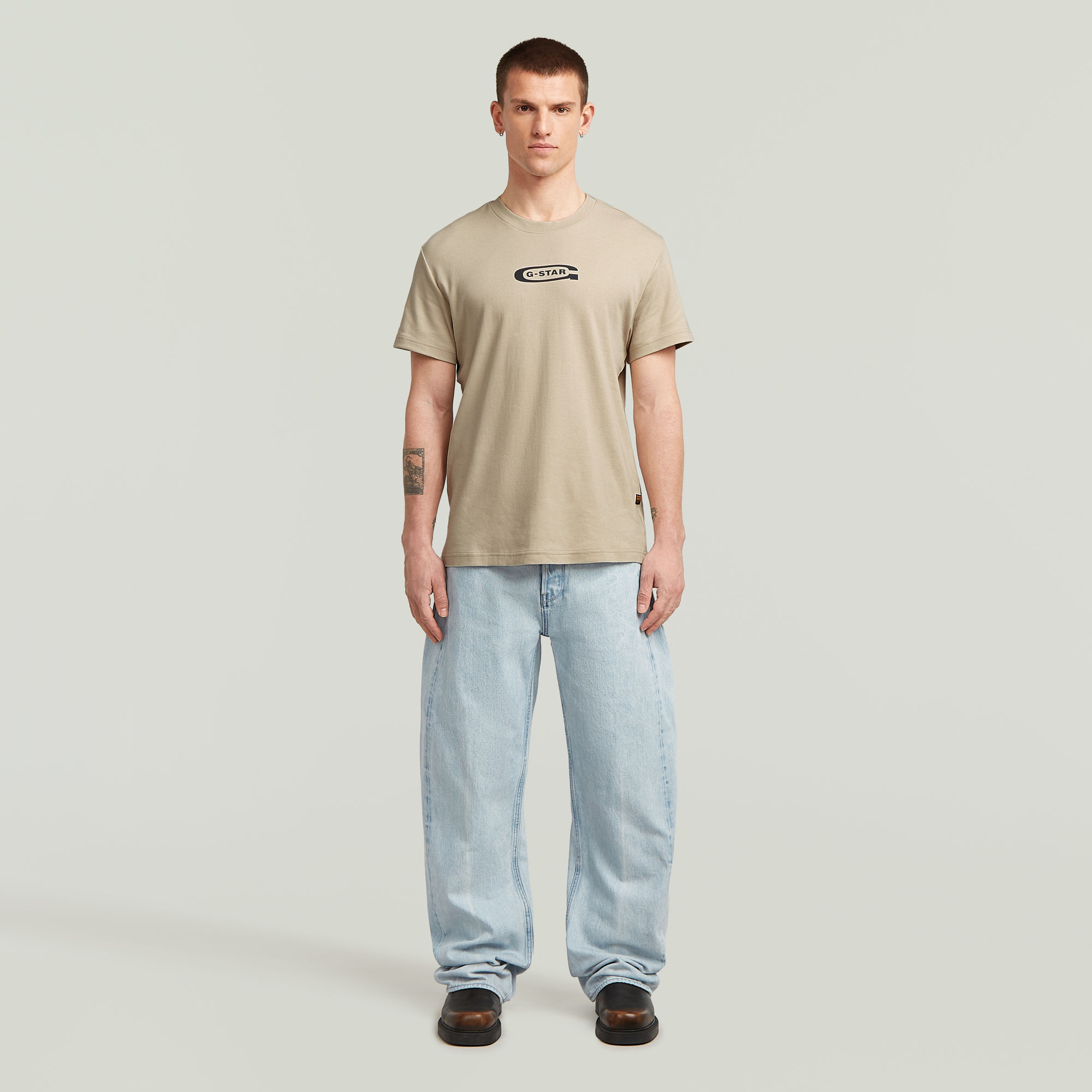 G-Star RAW Bend 3D Loose Jeans Lichtblauw Heren