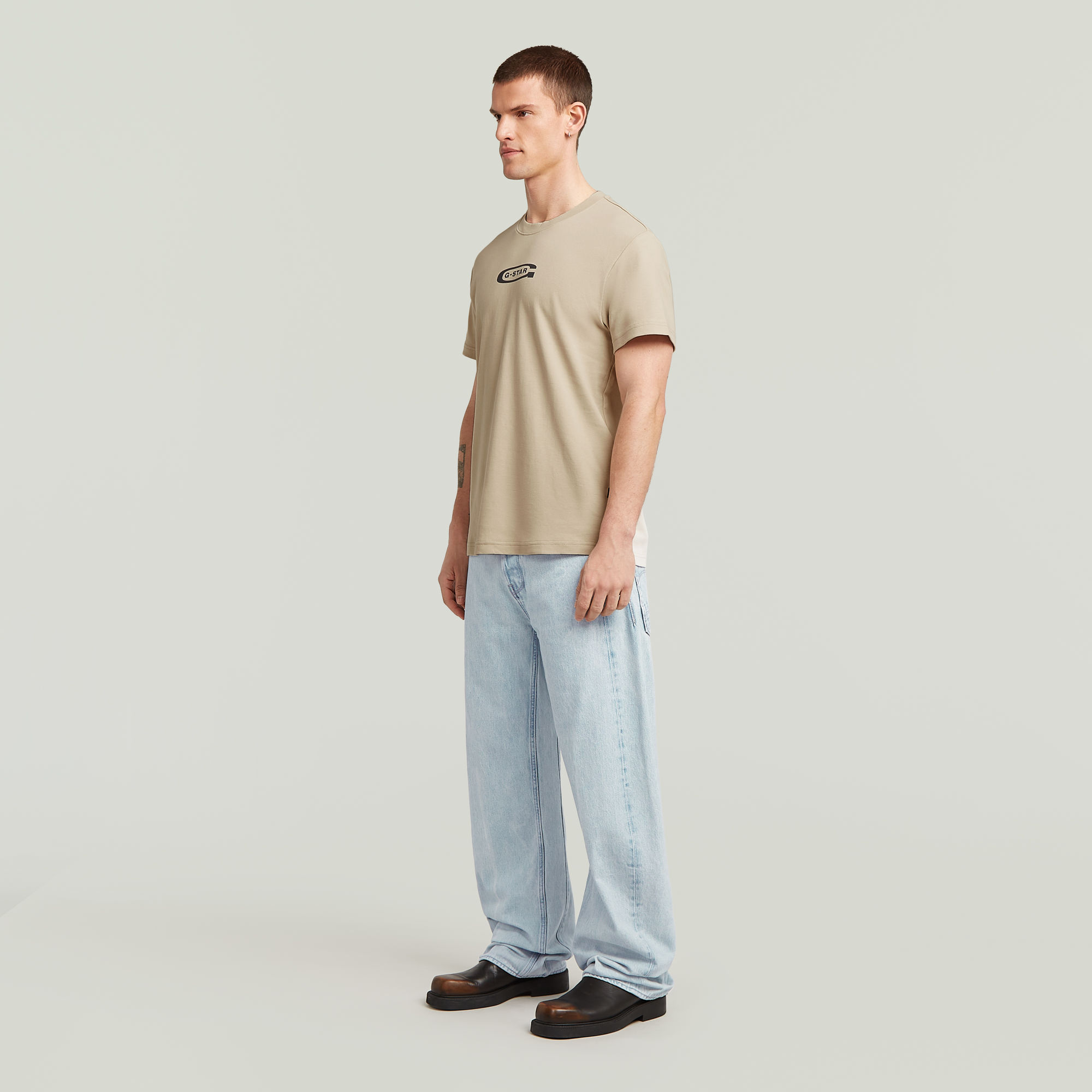 G-Star RAW Bend 3D Loose Jeans Lichtblauw Heren