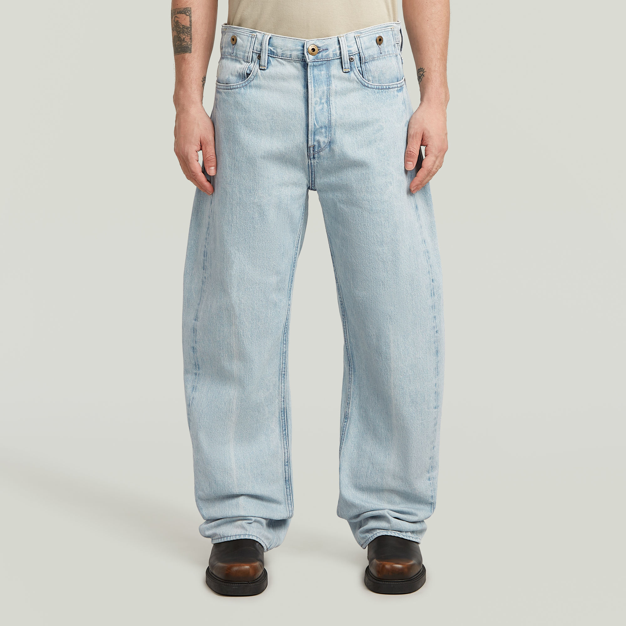 

Bend 3D Loose Jeans - Light blue - Men