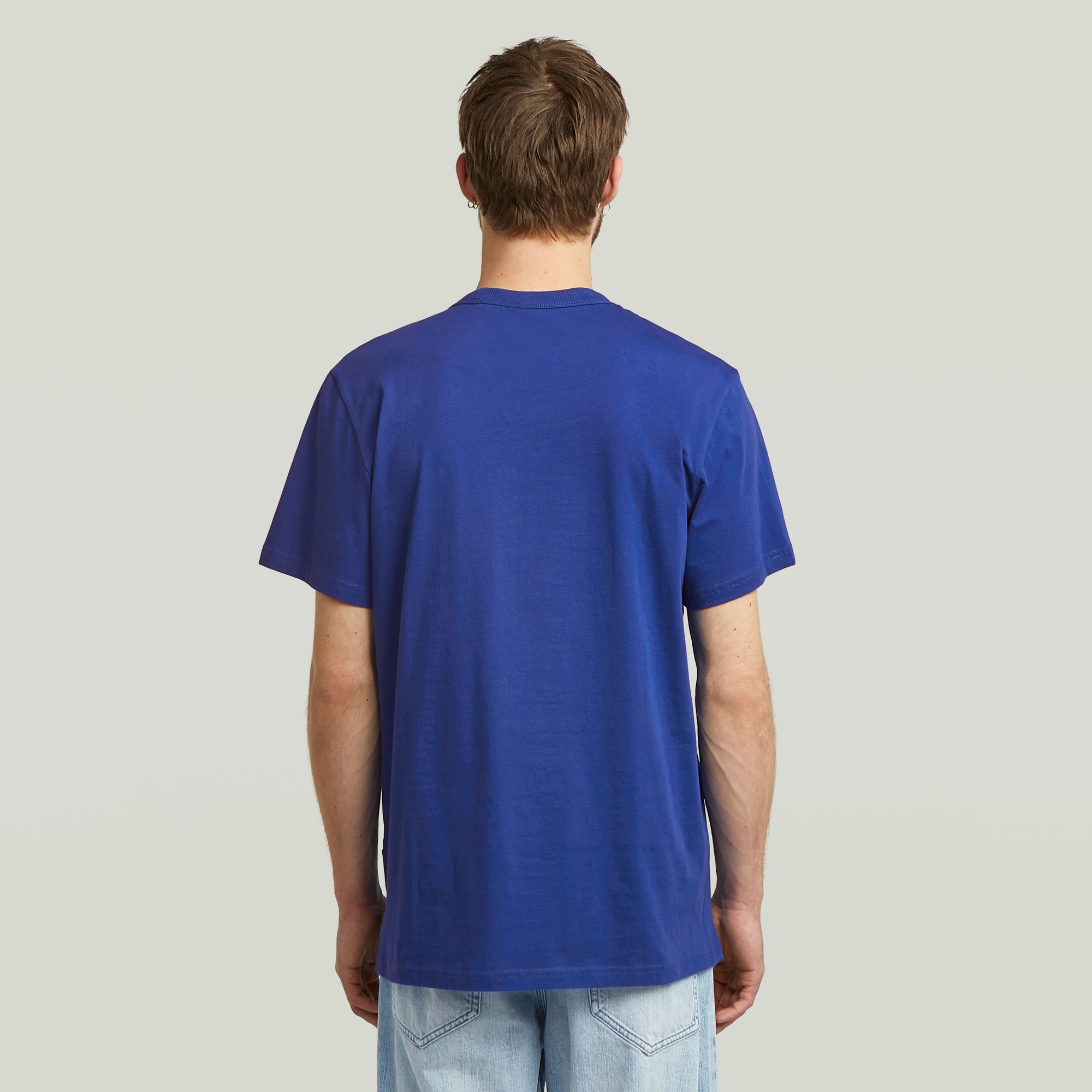 G-Star RAW Nifous T-shirt Midden blauw Heren