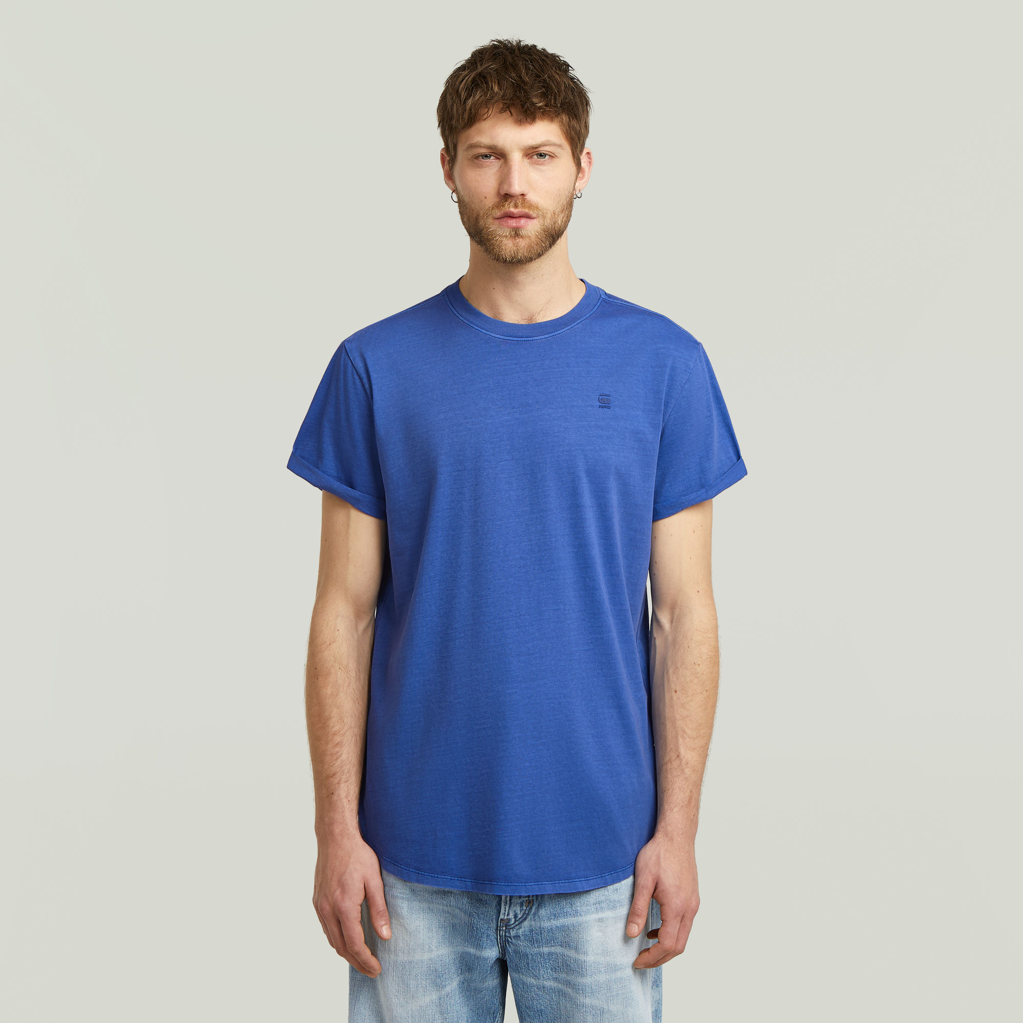 Lash T-Shirt - Mittelblau - Herren