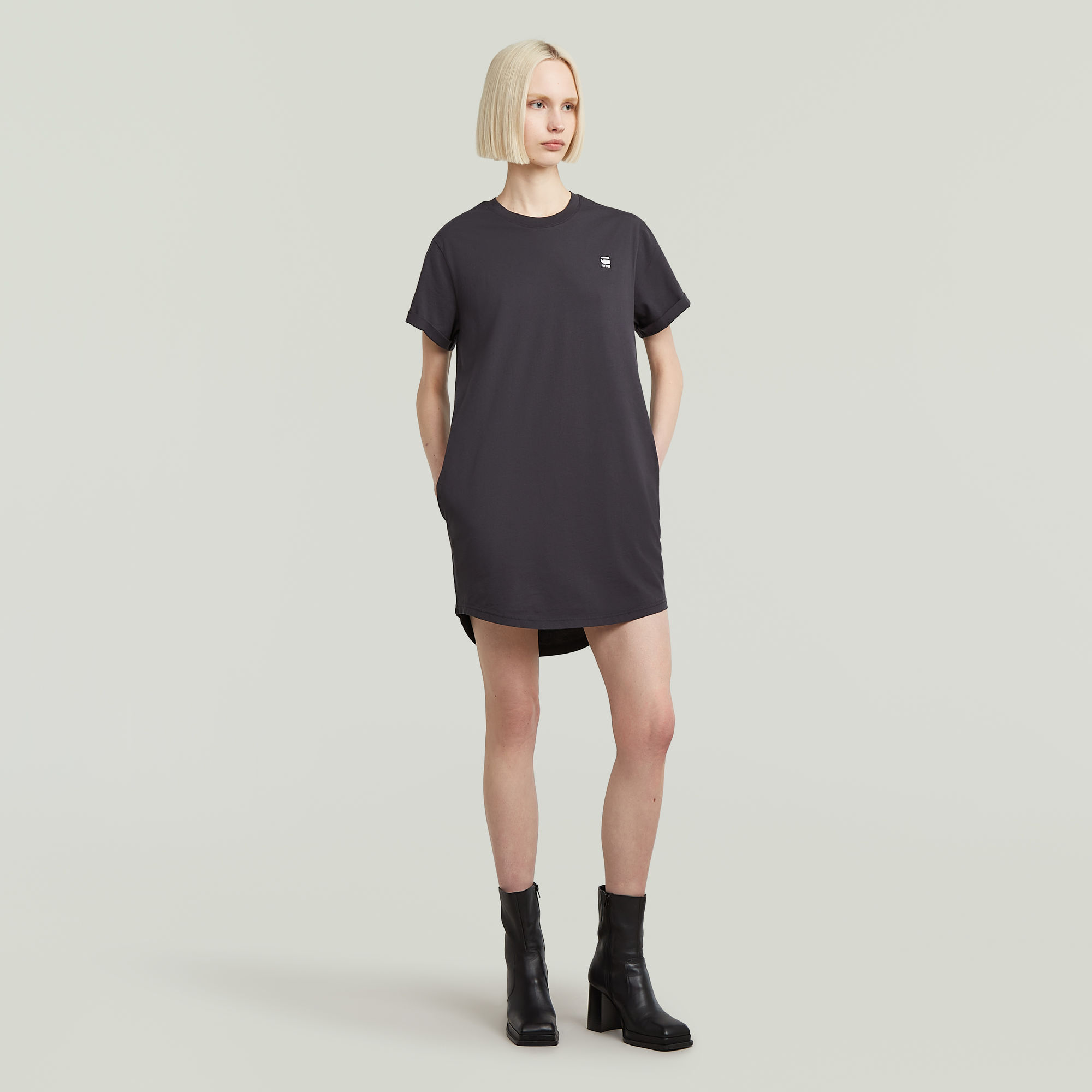 G-Star RAW Lash Fem Loose Jurk Grijs Dames