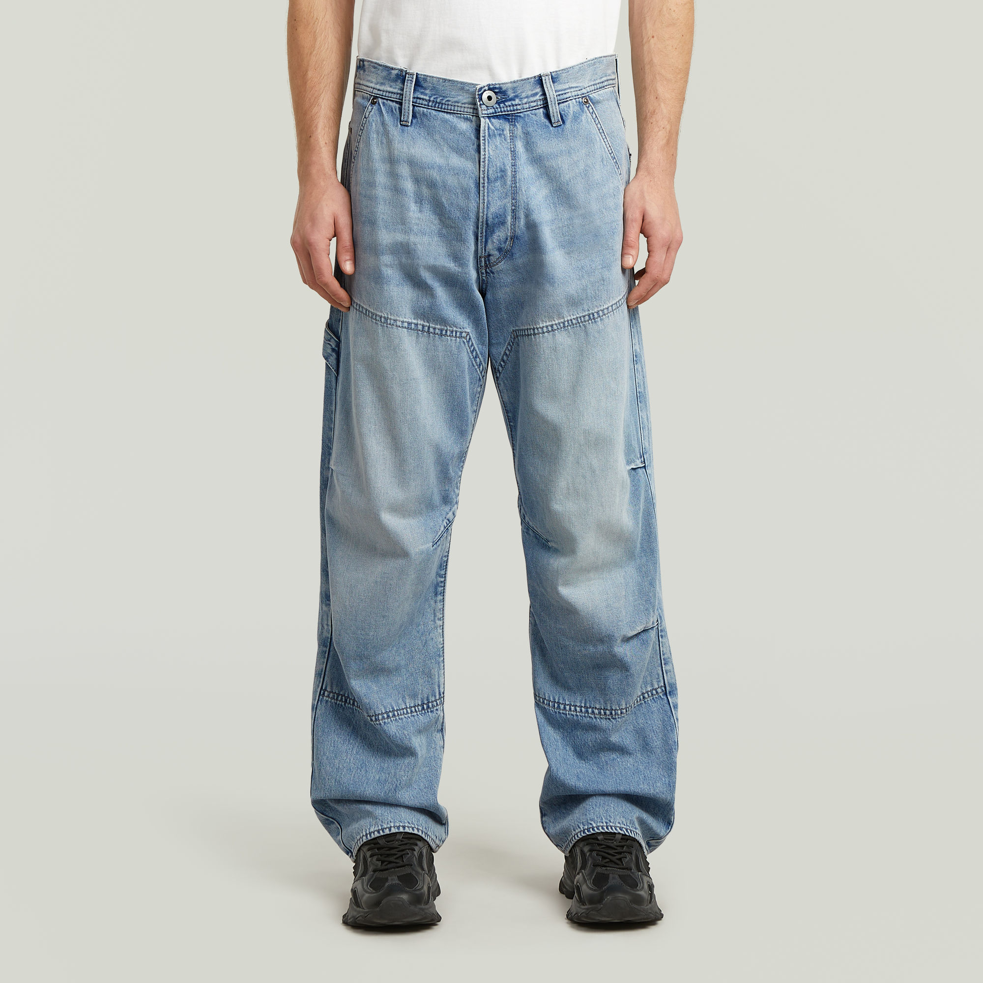 

Carpenter Loose Jeans - Light blue - Men