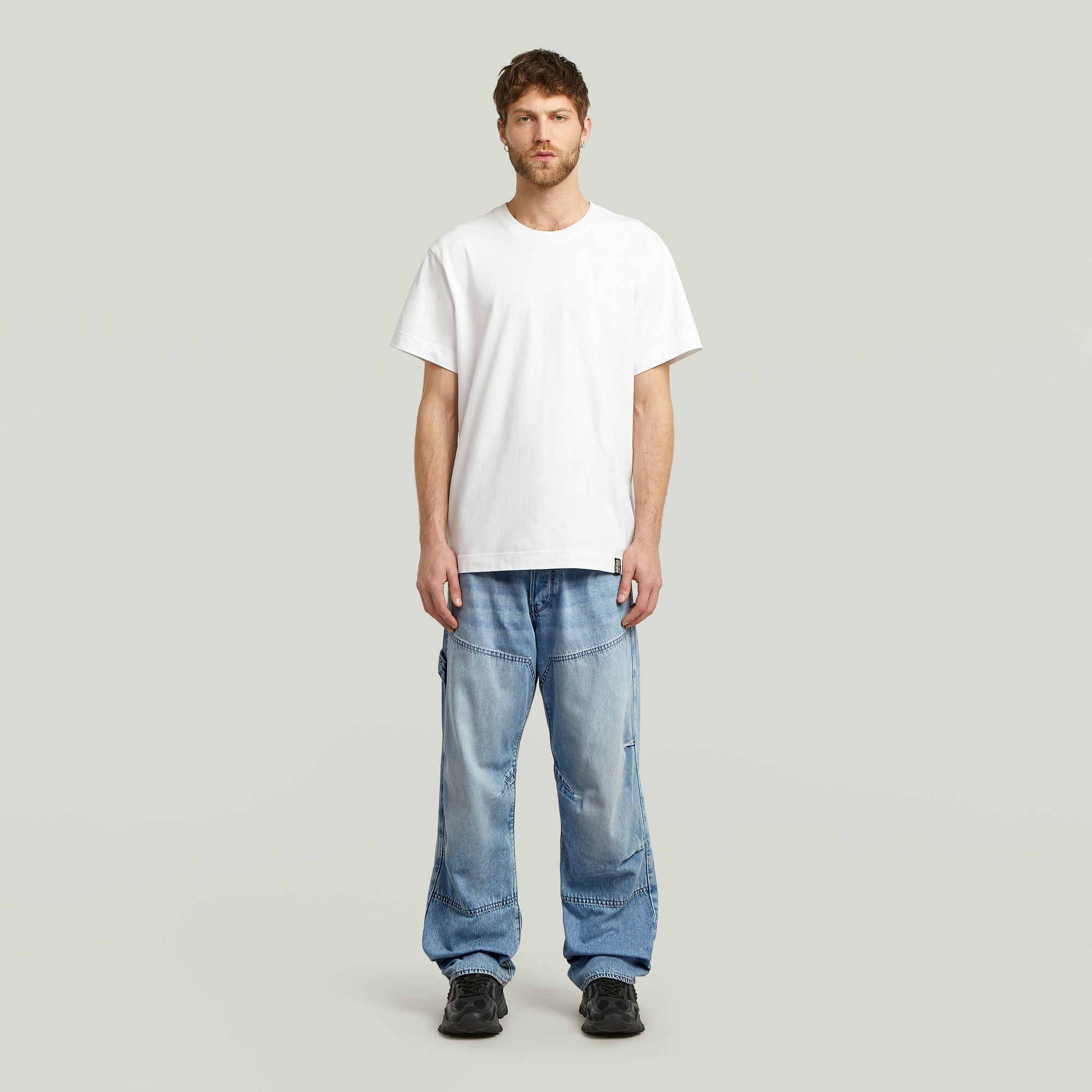 G-Star RAW Carpenter 3D Loose Jeans Lichtblauw Heren