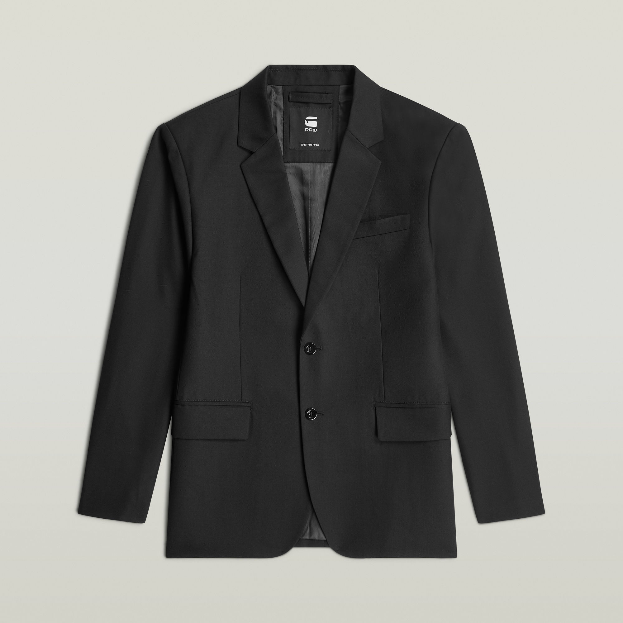 Thumbnail - Einreihiger Blazer - Schwarz - Herren