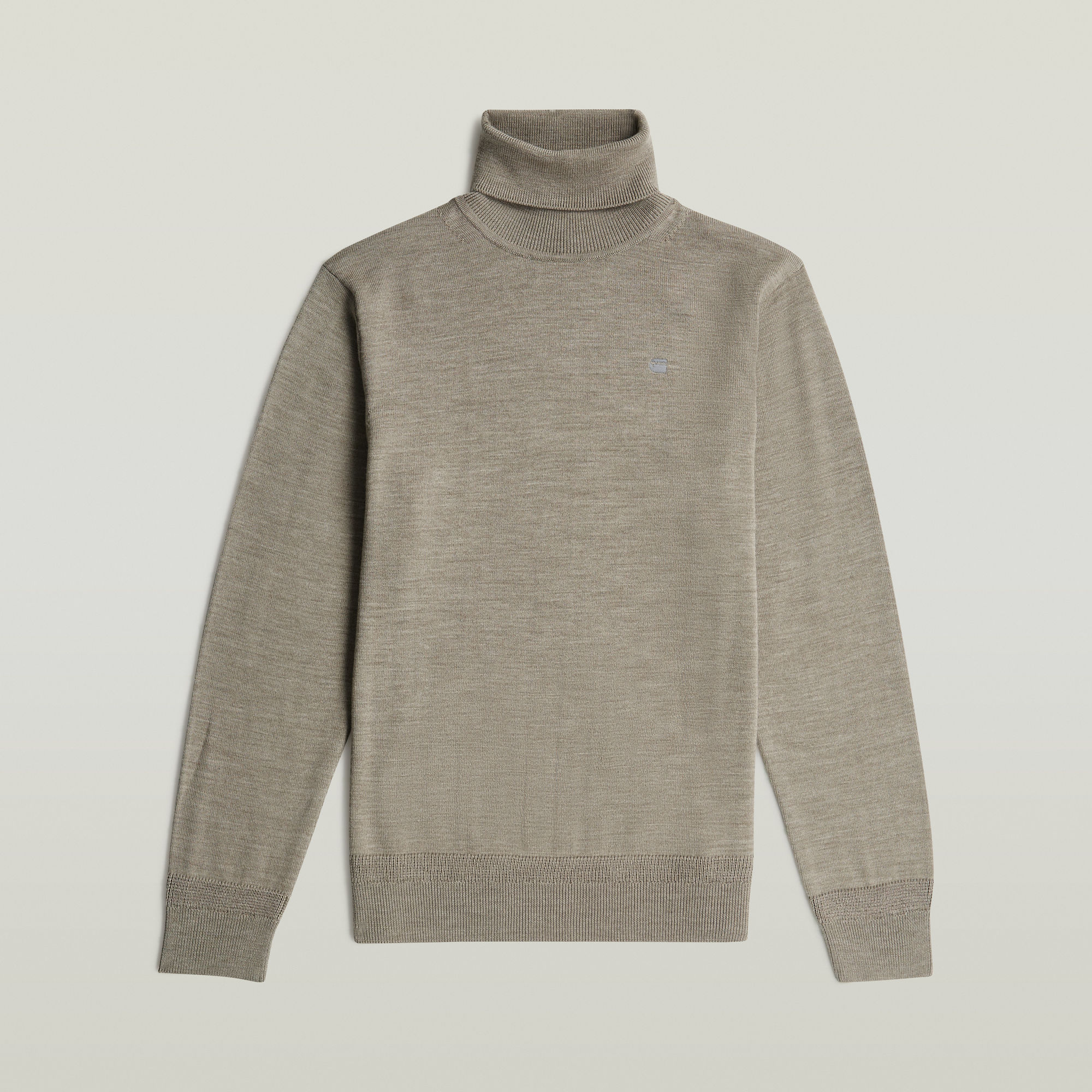 Thumbnail - Premium Core Turtle Strickpullover - Grau - Herren