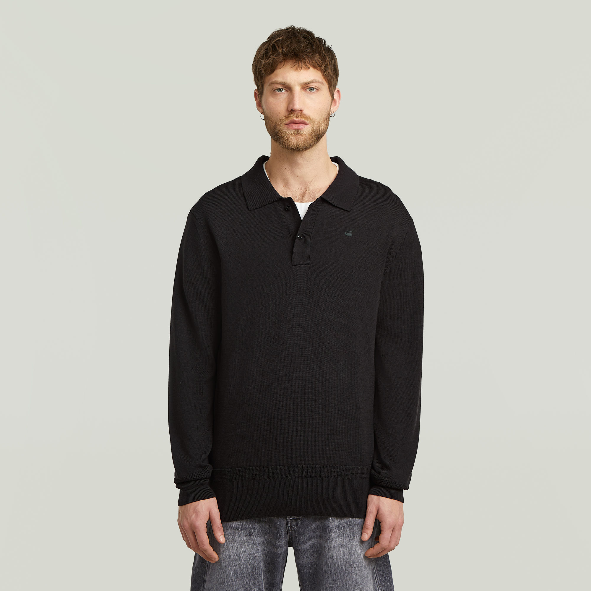 Premium Core Dunda Polo Knit - Schwarz - Herren