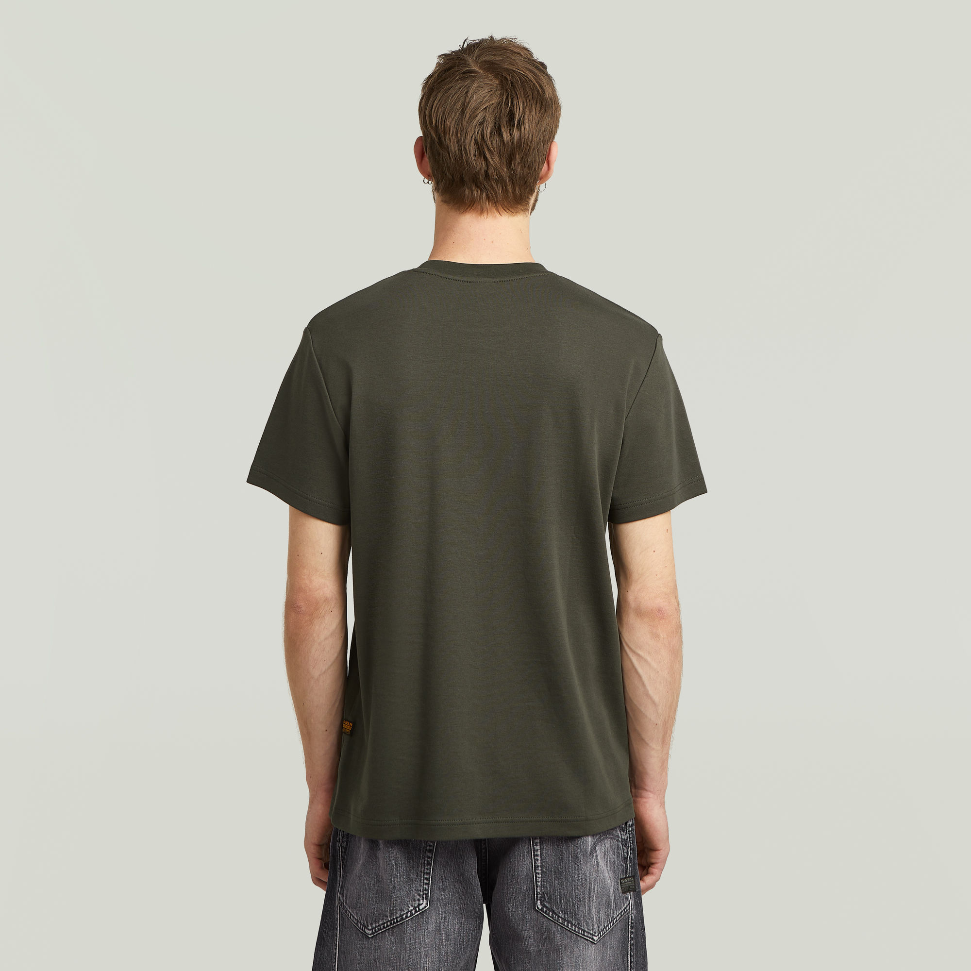 G-Star RAW Chest Logo T-shirt Grijs Heren